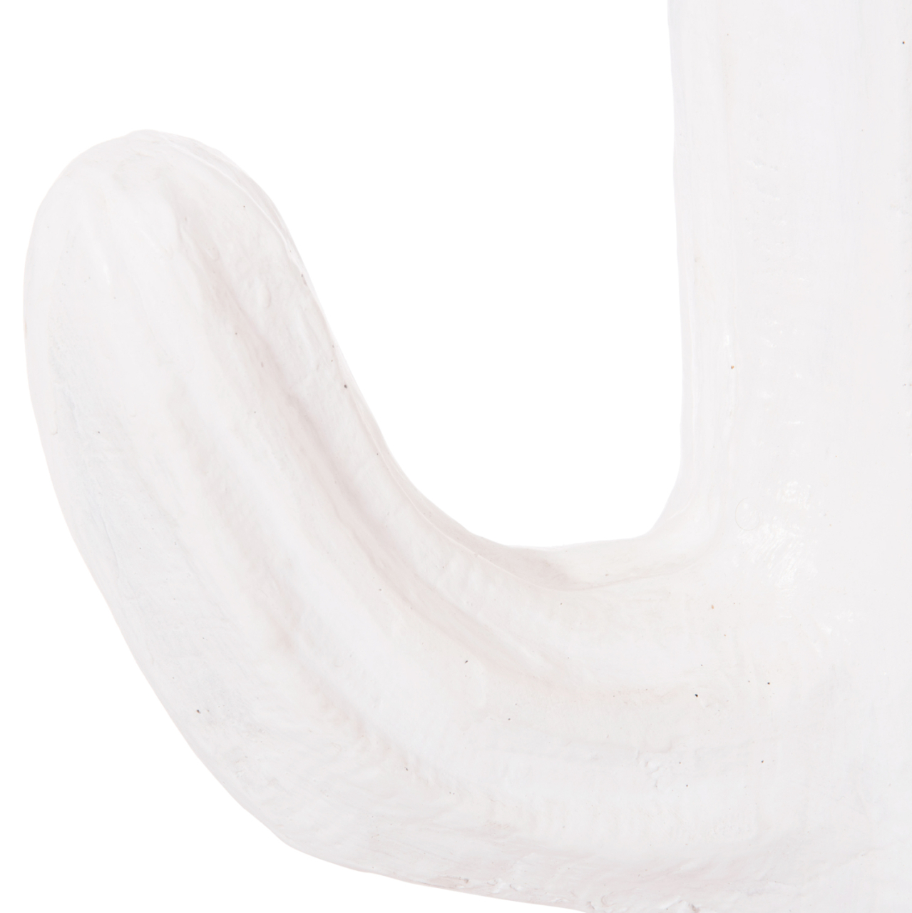 DECORATIVE FLOOR STANDING CACTUS HM4386.02S PLASTER IN WHITE 42x30x74Hcm. [6]