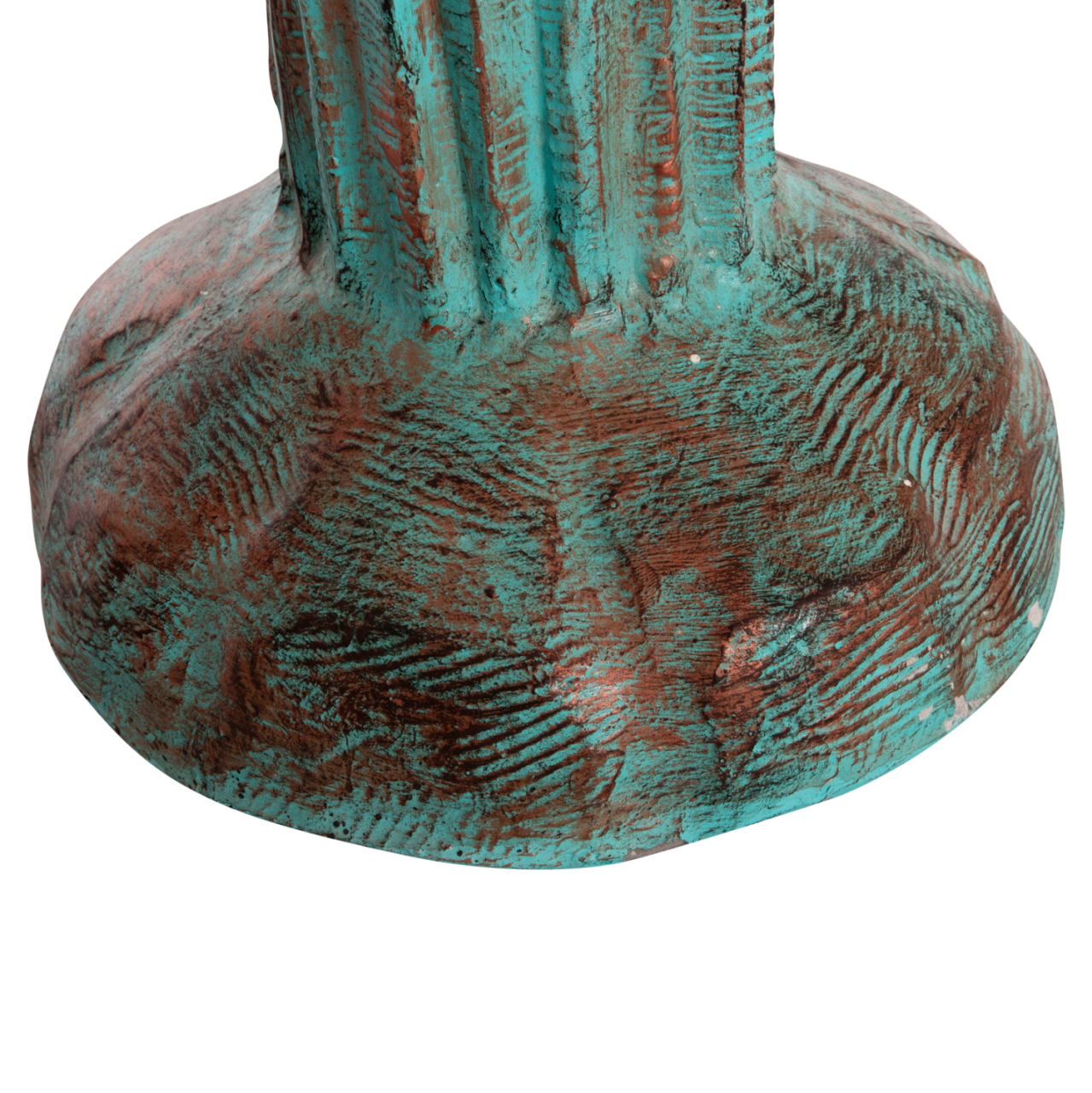 DECORATIVE FLOOR STANDING CACTUS HM4386.03L PLASTER IN TURQUOISE 63x37x150Hcm. [6]