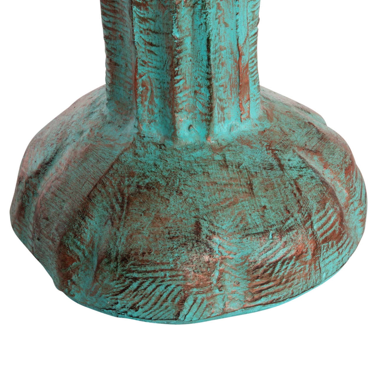 DECORATIVE FLOOR STANDING CACTUS HM4386.03S PLASTER IN TURQUOISE 42x30x74Hcm. [6]