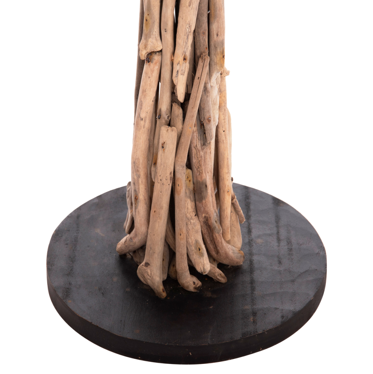 DECORATIVE FLOOR STANDING LAMP ALTAR HM4433 DRIFTWOOD--WHITE PVC CAP Φ45x142Hcm. [5]