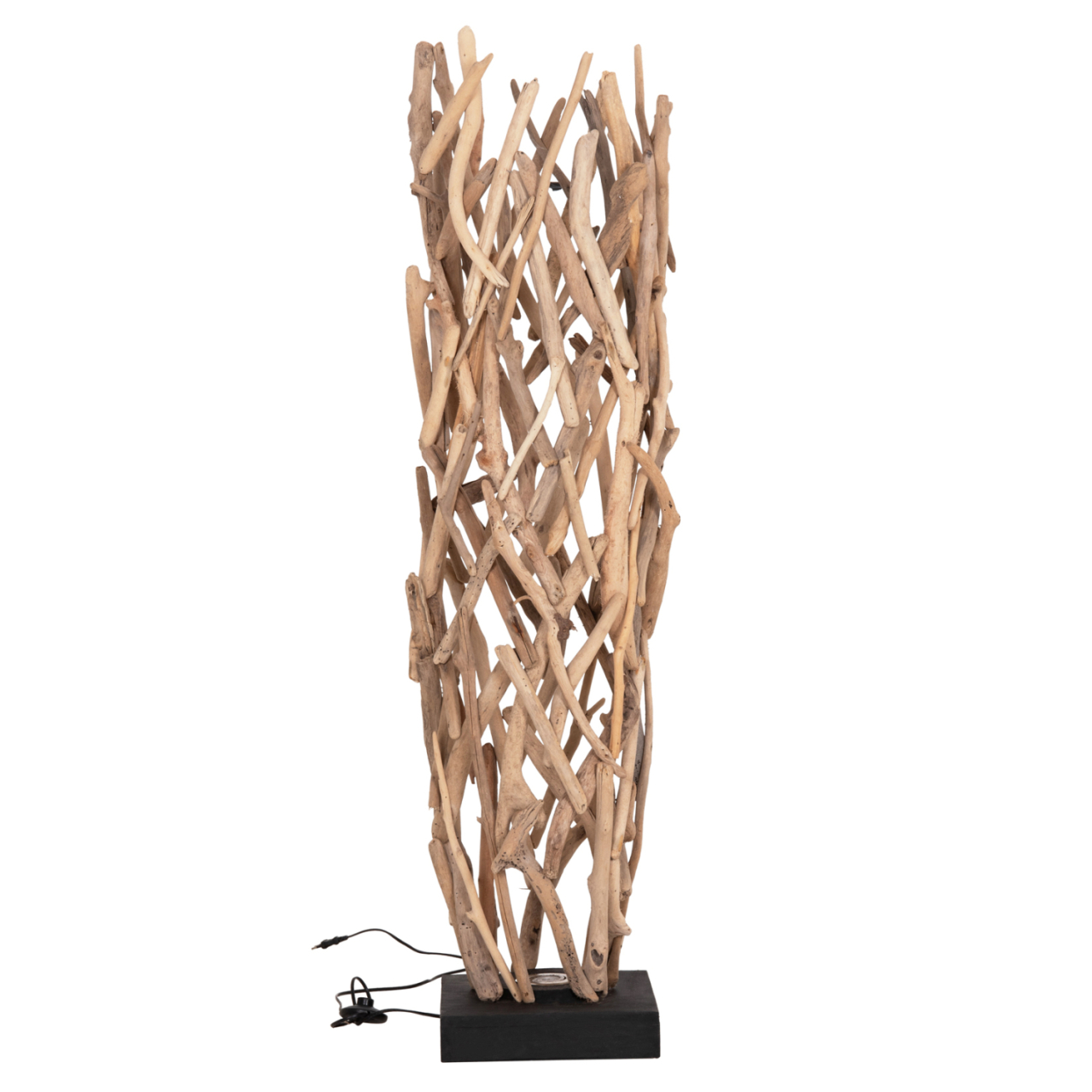DECORATIVE FLOOR STANDING LAMP VEKNA HM4877 DRIFTWOOD IN NATURAL 30x30x140Hcm. [7]