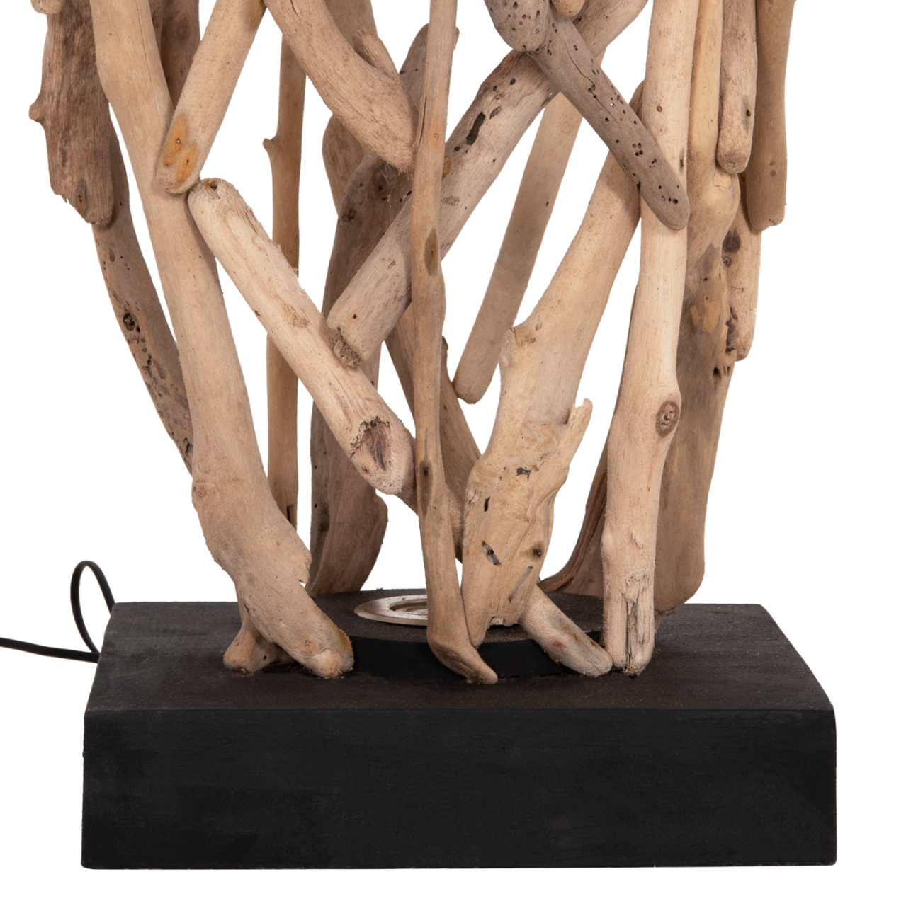DECORATIVE FLOOR STANDING LAMP VEKNA HM4877 DRIFTWOOD IN NATURAL 30x30x140Hcm. [5]