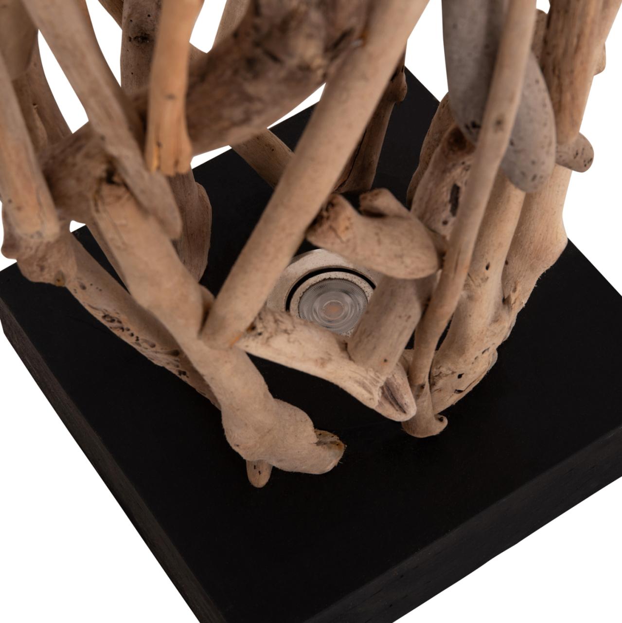 DECORATIVE FLOOR STANDING LAMP VEKNA HM4877 DRIFTWOOD IN NATURAL 30x30x140Hcm. [9]