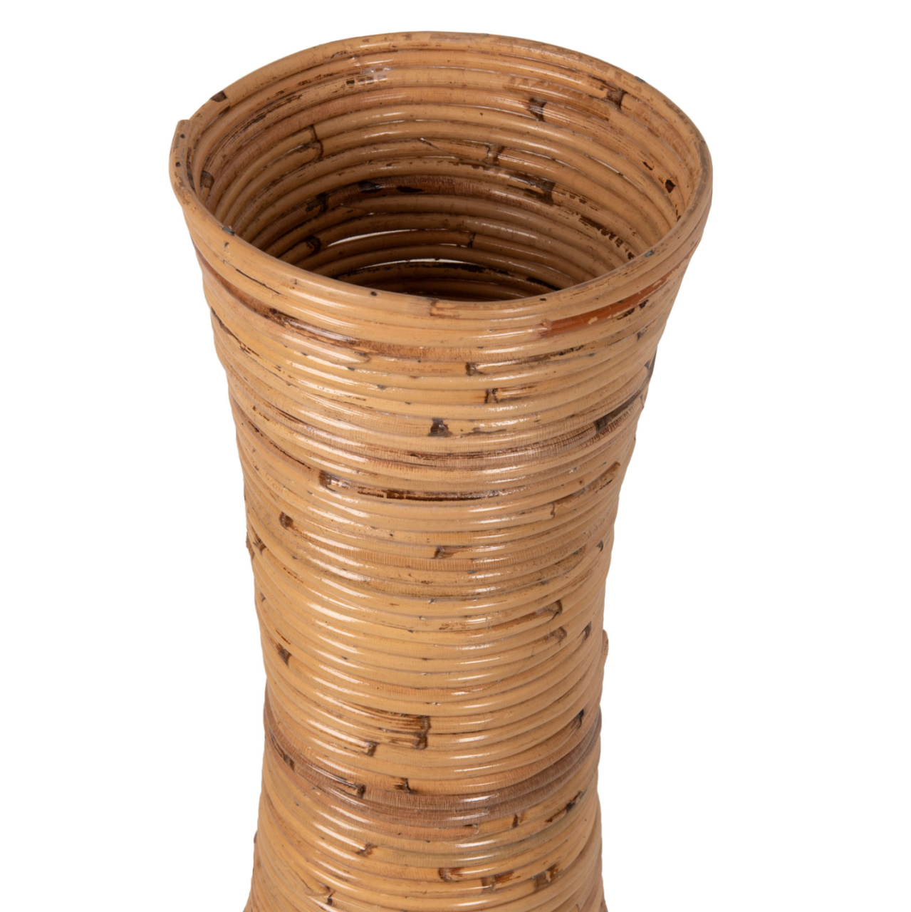 DECORATIVE FLOOR VASE HM7852 RATTAN IN NATURAL COLOR Φ30x100Hcm. [5]