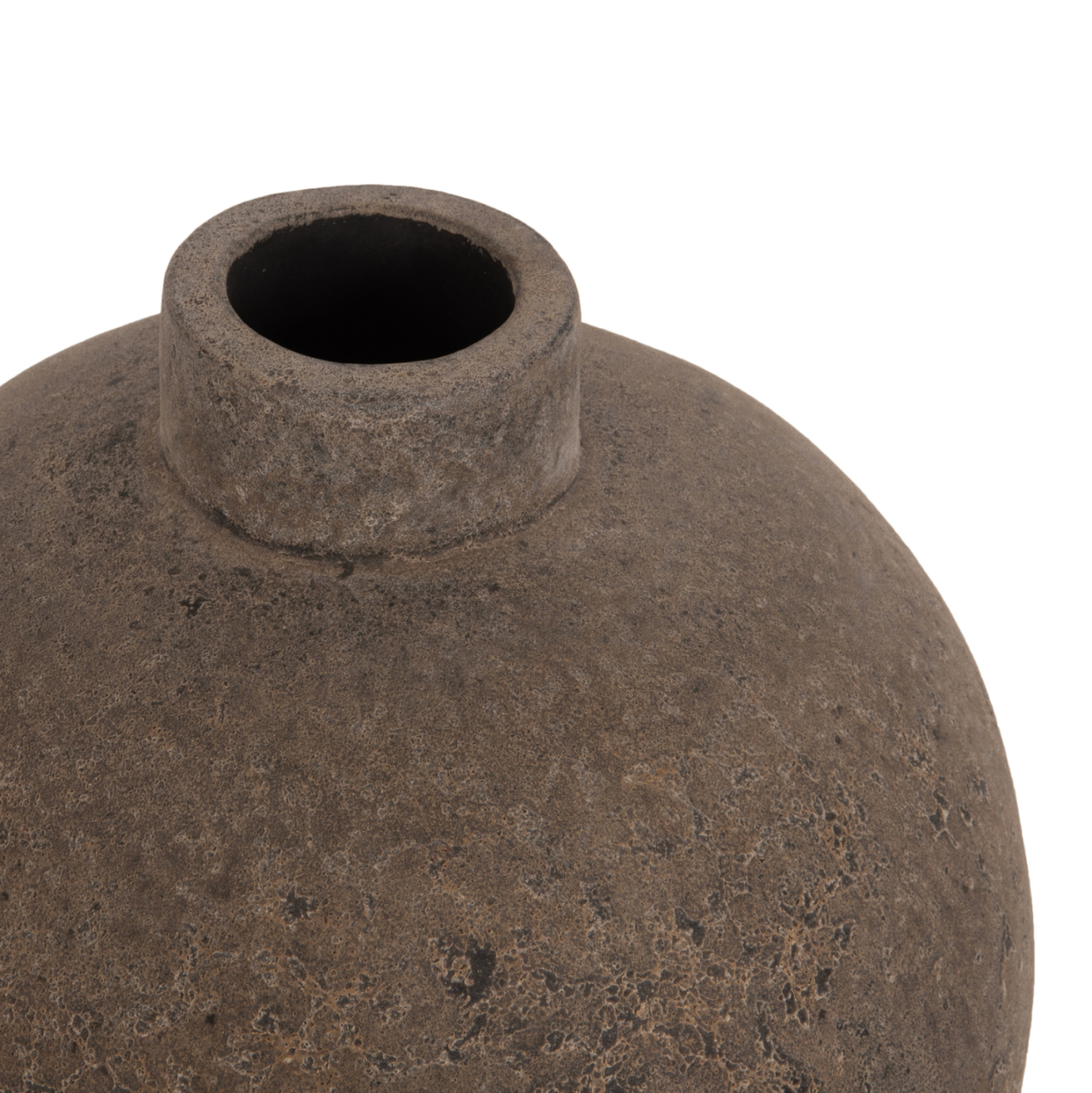 DECORATIVE FLOOR VASE HM7912 TERRACOTTA IN GREY COLORING Φ73x130Hcm. [5]
