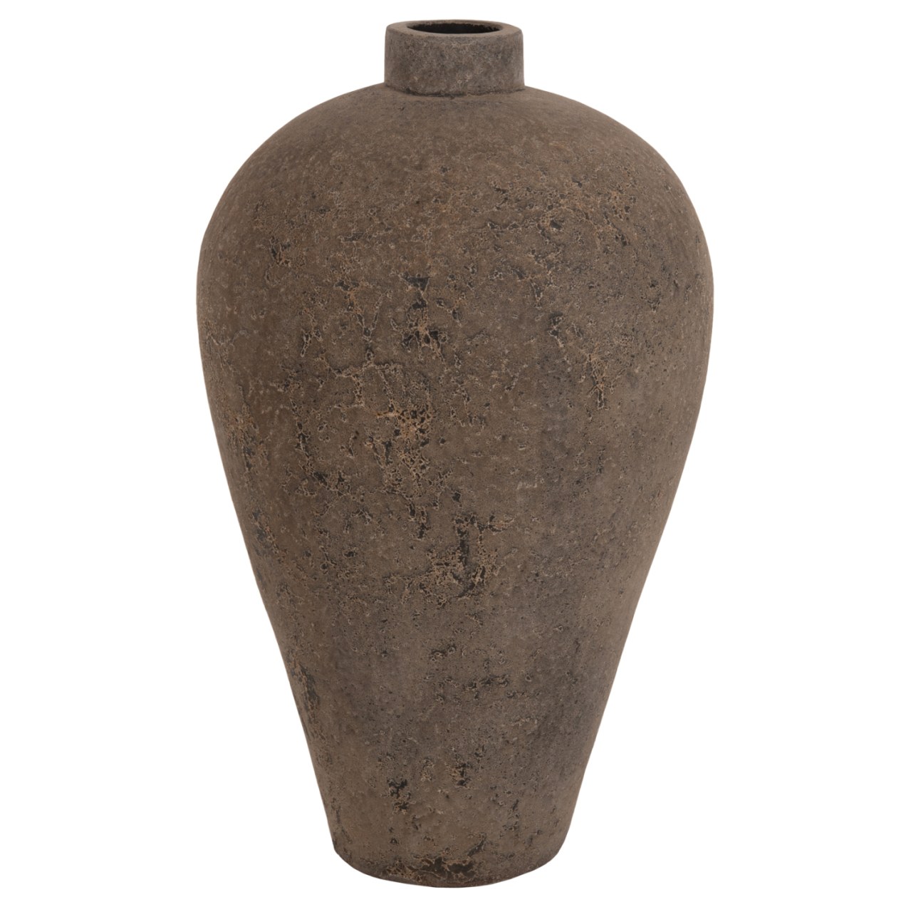 DECORATIVE FLOOR VASE HM7912 TERRACOTTA IN GREY COLORING Φ73x130Hcm. [3]