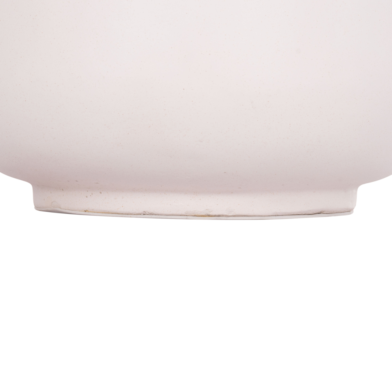 DECORATIVE FLOOR VASE LINTER HM4662.02L FIBER CEMENT IN WHITE--TEAK WOOD Φ41x47Hcm. [10]