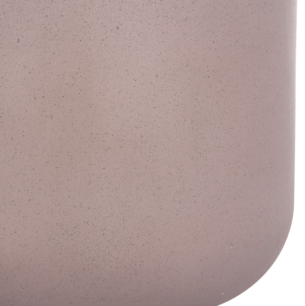DECORATIVE FLOOR VASE LINTER HM4662.05L FIBER CEMENT IN MATTE GREY--TEAK WOOD Φ41x47Hcm. [8]