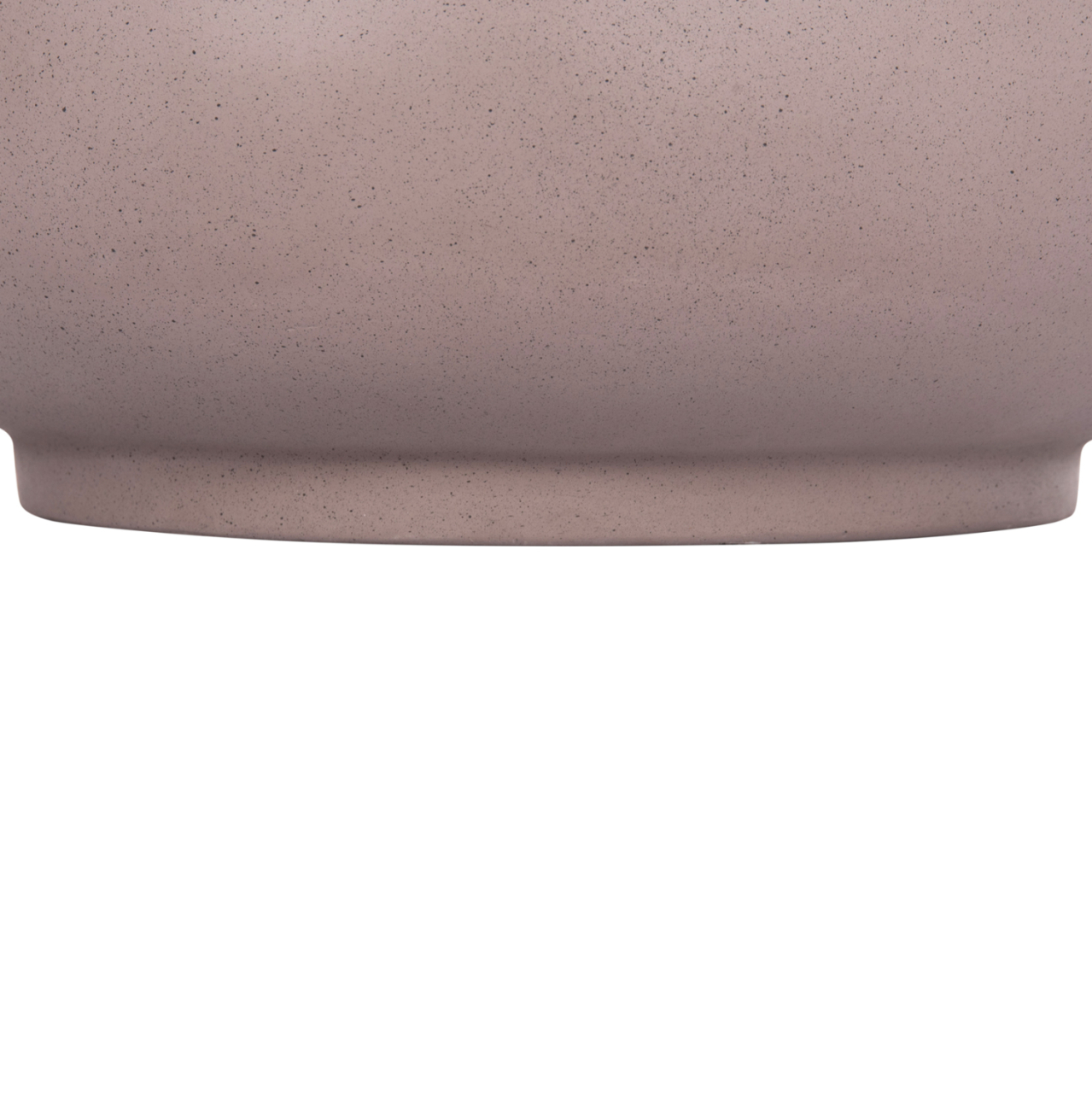 DECORATIVE FLOOR VASE LINTER HM4662.05L FIBER CEMENT IN MATTE GREY--TEAK WOOD Φ41x47Hcm. [9]