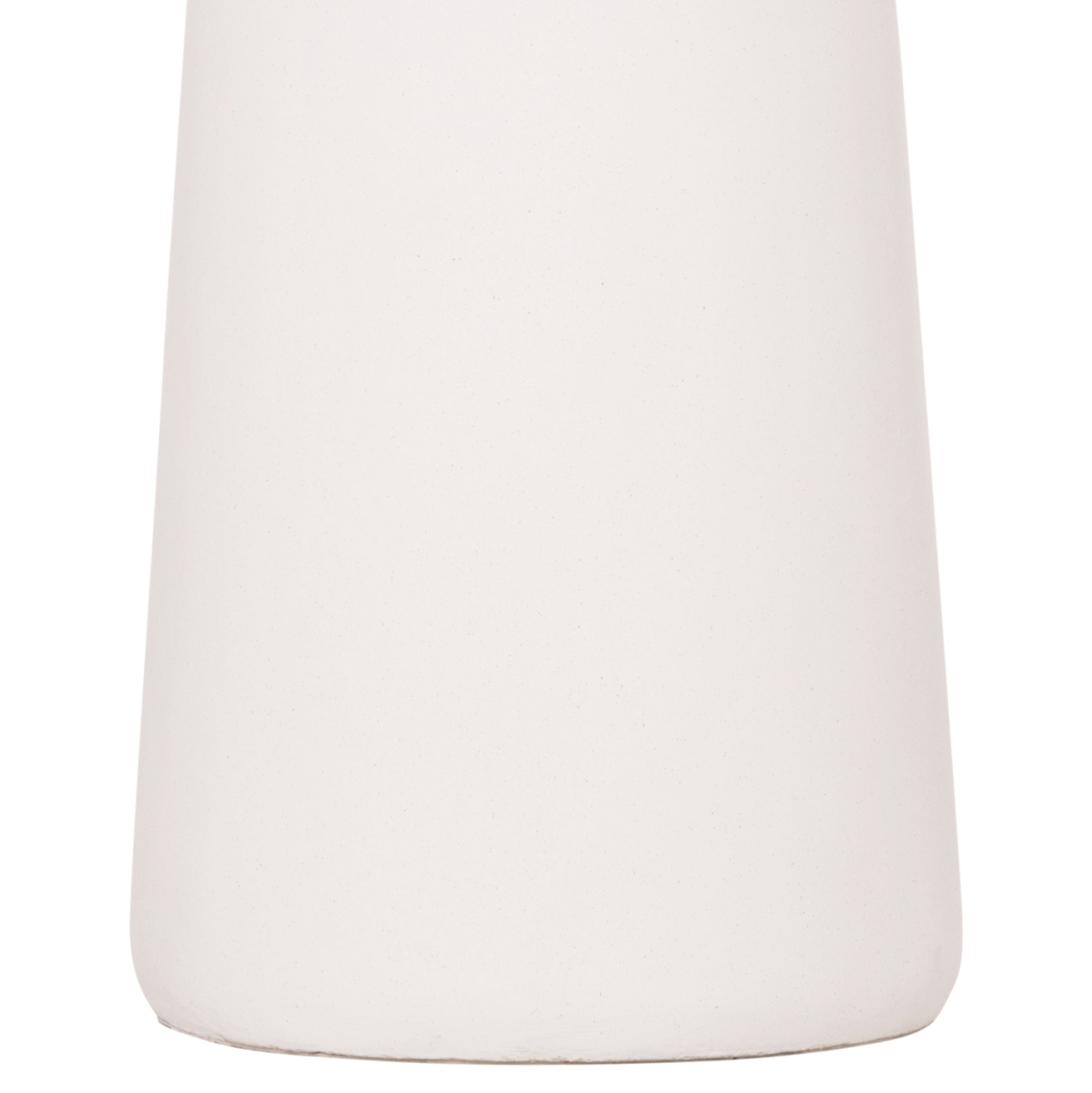 DECORATIVE FLOOR VASE NEBULA HM4660.02L FIBER CEMENT IN WHITE--TEAK WOOD Φ45x172Hcm. [6]