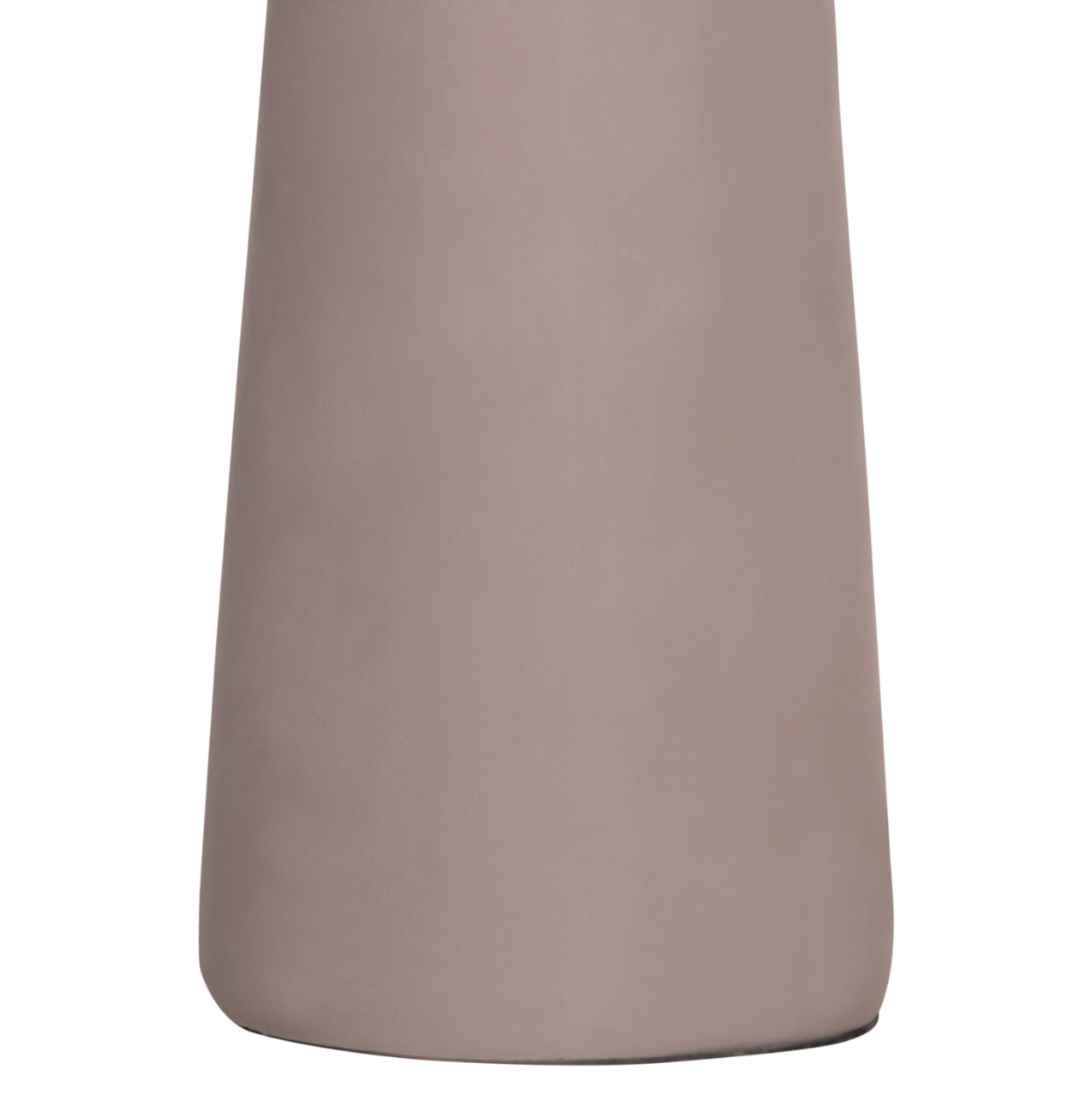 DECORATIVE FLOOR VASE NEBULA HM4660.05L FIBER CEMENT IN TAUPE--TEAK WOOD Φ45x172Hcm. [6]