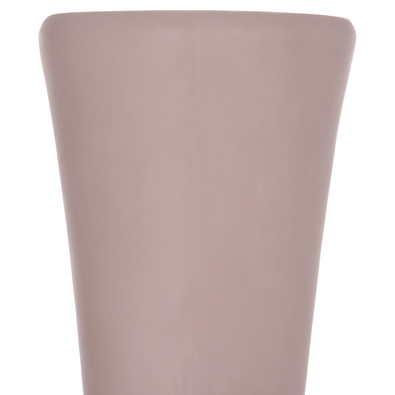 DECORATIVE FLOOR VASE NEBULA HM4660.05M FIBER CEMENT IN TAUPE--TEAK WOOD Φ45x148Hcm. [4]