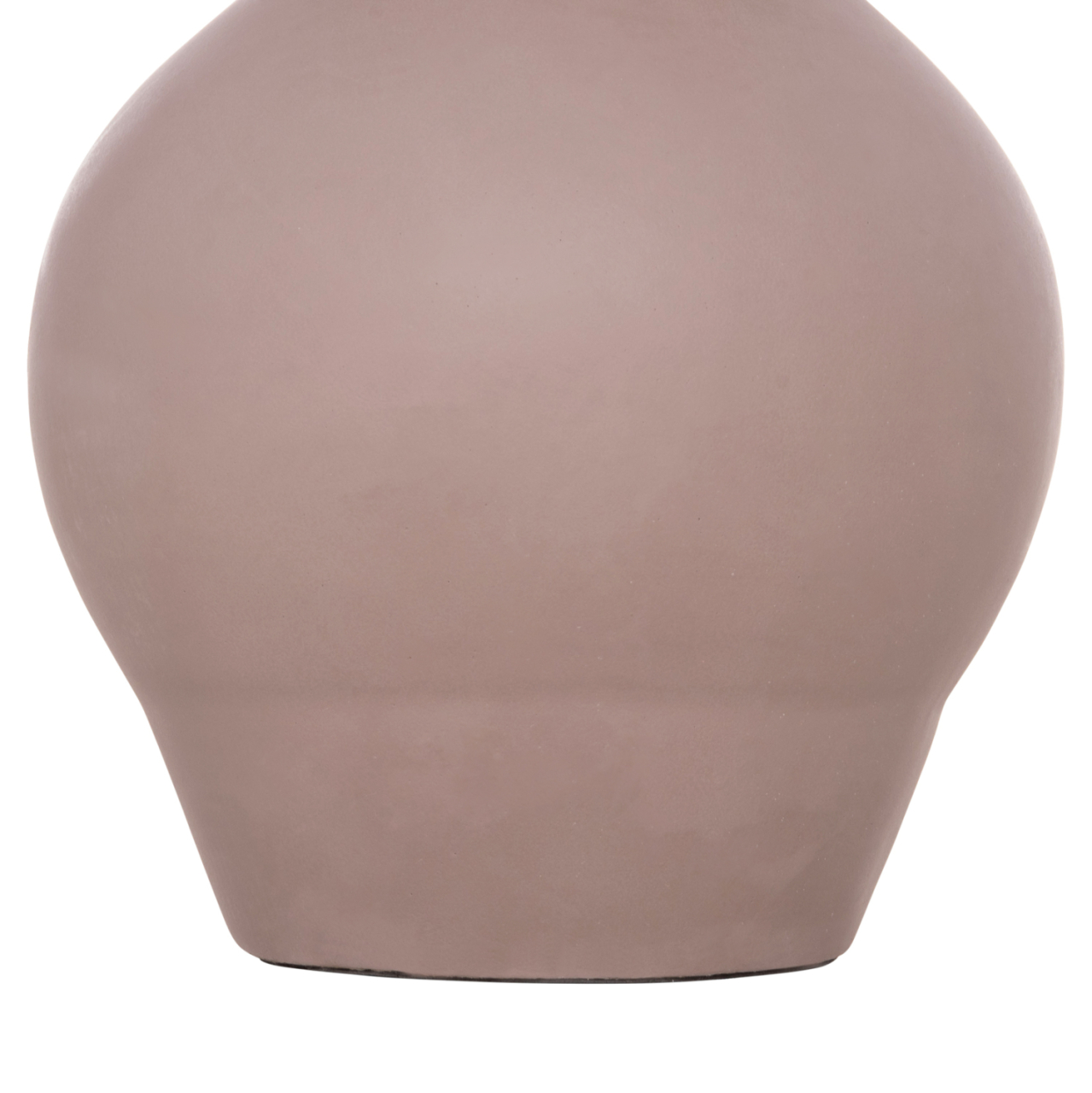 DECORATIVE FLOOR VASE NEBULA HM4660.05M FIBER CEMENT IN TAUPE--TEAK WOOD Φ45x148Hcm. [6]
