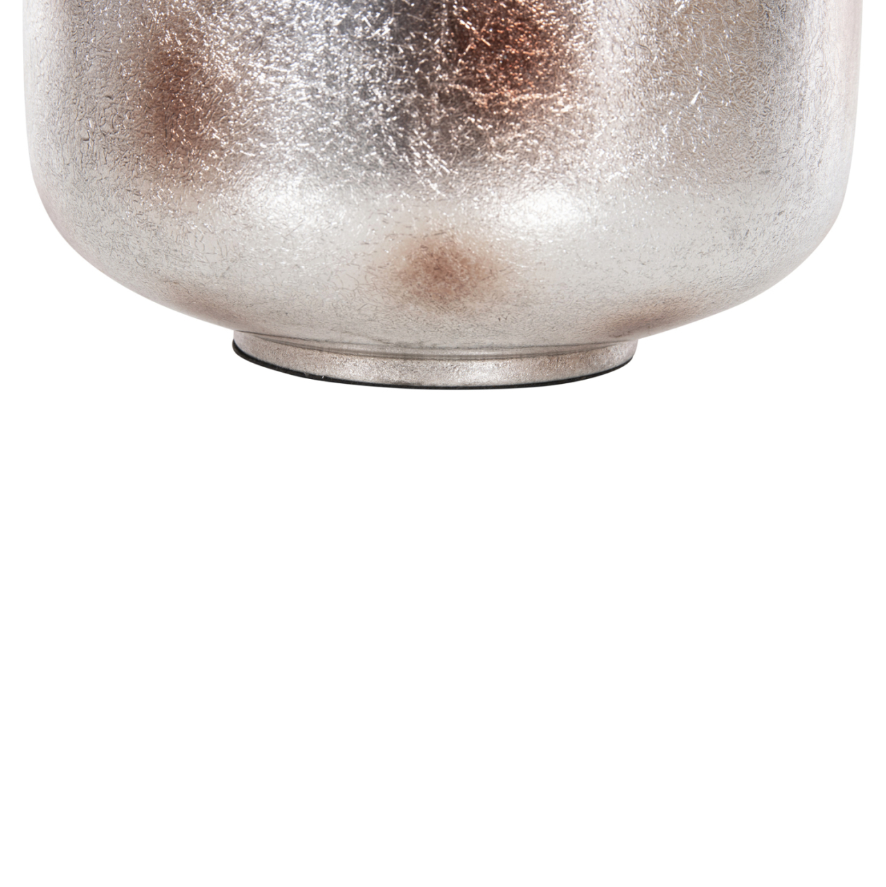 DECORATIVE FLOOR VASE RAKSASA HM4231.05 METAL IN ANTHRACITE BLUE-SILVER Φ30x80Hcm. [5]