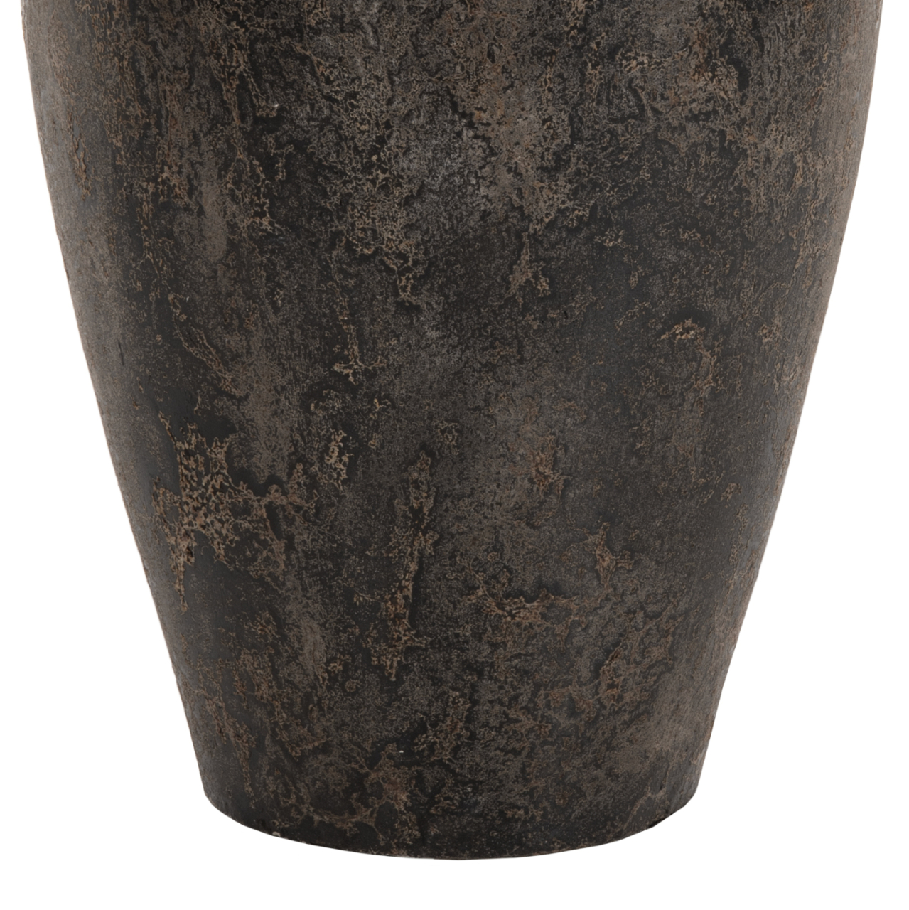 DECORATIVE FLOOR VASE SPARTA ΗΜ7933 TERRACOTA IN BLACK COLORING Φ47x69Hcm. [6]