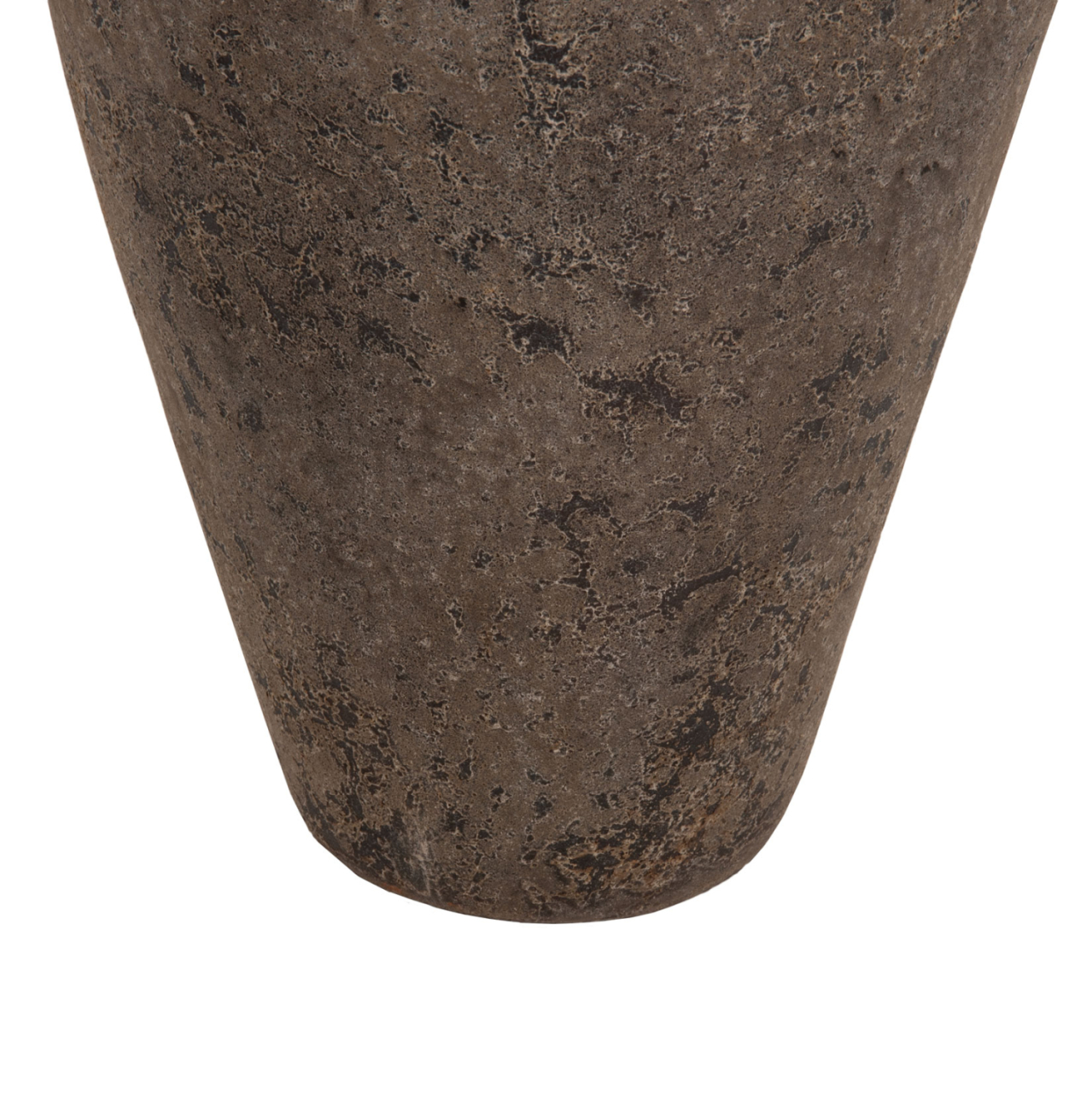 DECORATIVE FLOOR VASE ZATI HM7929 TERRACOTTA IN GREY COLORING Φ32x60Hcm. [6]