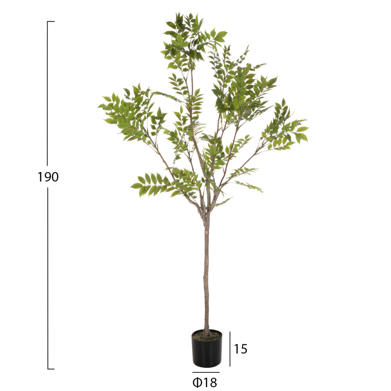 DECORATIVE SYNTHETIC PLANT IN POT HM4006 RANDOM TREE 190Hcm. [2]