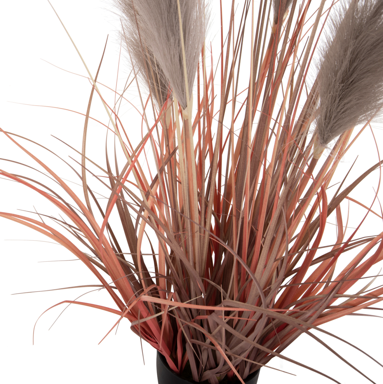 DECORATIVE SYNTHETIC PLANT IN POT HM4015 GRASS + FEATHERS Φ14,5x12,5-86Hcm. [3]