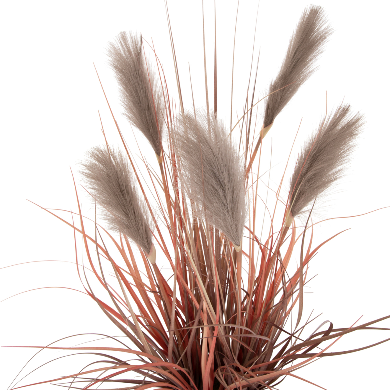 DECORATIVE SYNTHETIC PLANT IN POT HM4015 GRASS + FEATHERS Φ14,5x12,5-86Hcm. [4]