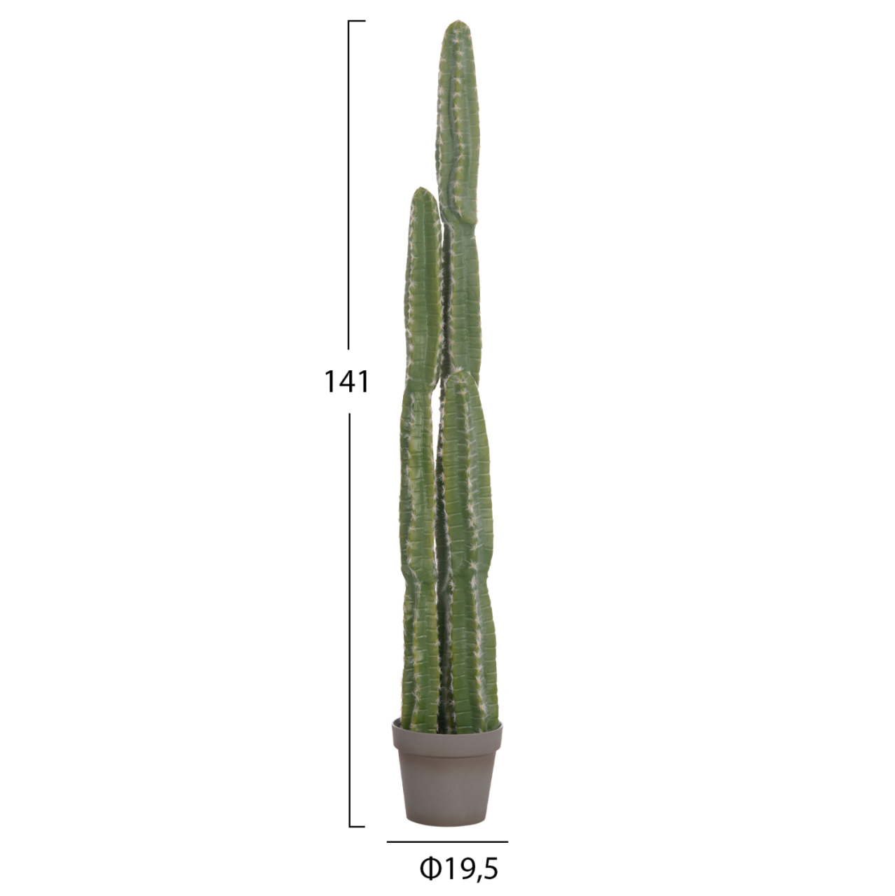 DECORATIVE SYNTHETIC PLANT IN POT HM4741 CACTUS Φ19.5x141Hcm. [2]