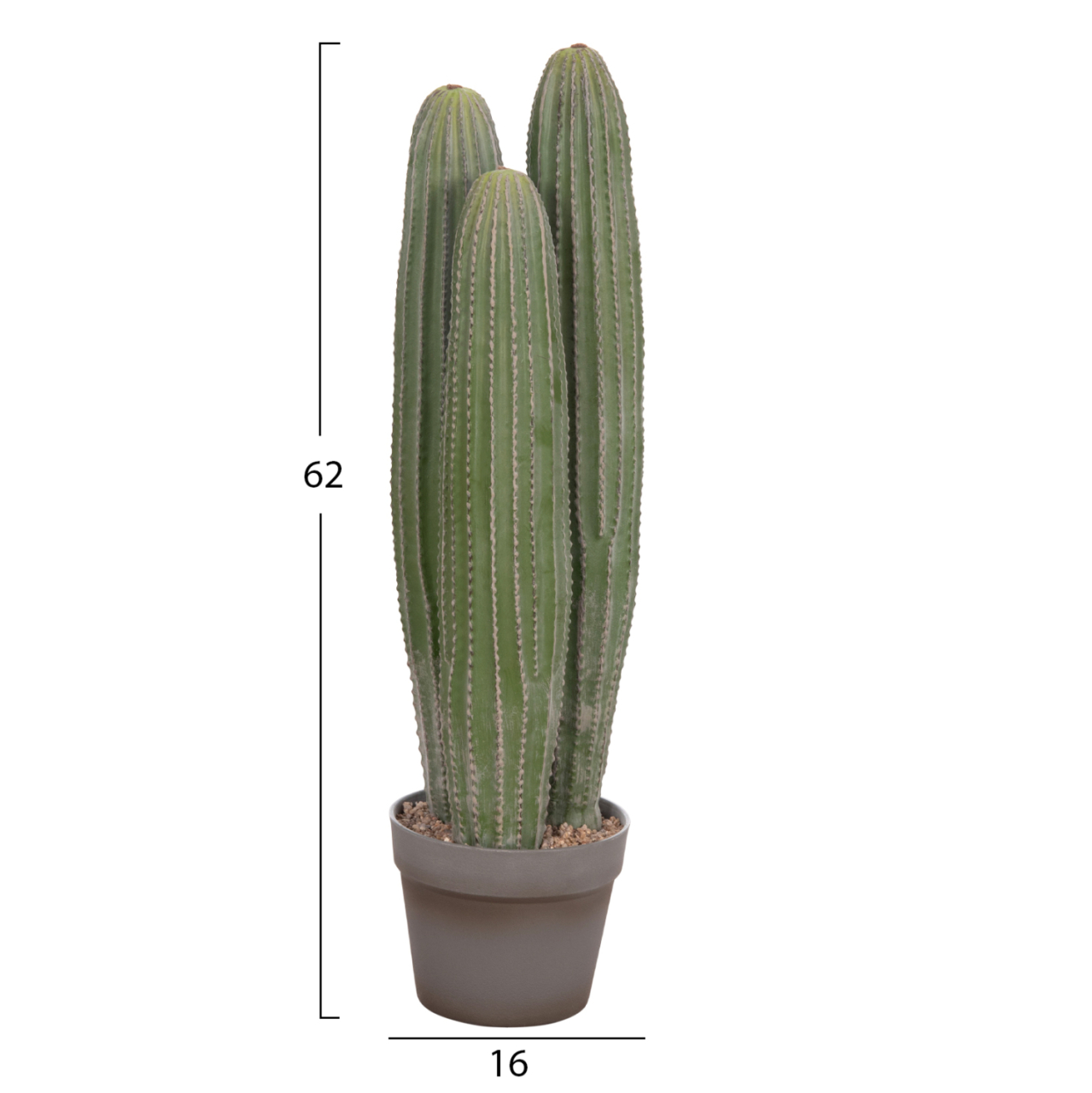DECORATIVE SYNTHETIC PLANT IN POT HM4743 CACTUS Φ16x62Hcm. [2]