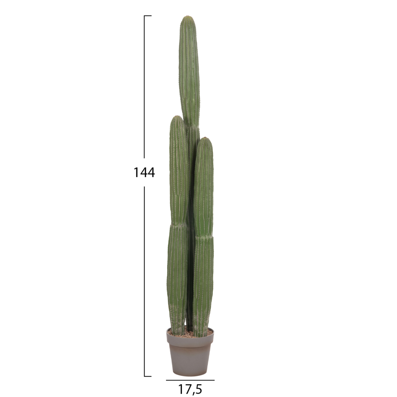 DECORATIVE SYNTHETIC PLANT IN POT HM4745 CACTUS Φ17.5x144Hcm. [2]