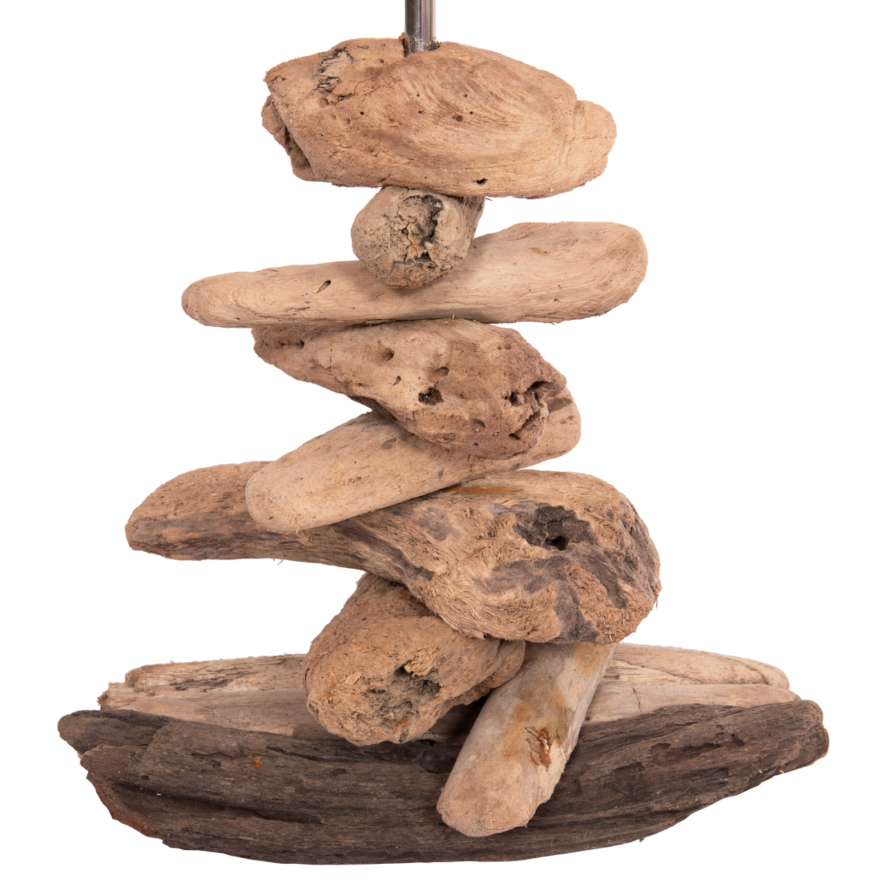 DECORATIVE TABLE LAMP IVAR HM4431 DRIFTWOOD and RATTAN 32x30x53Hcm. [7]