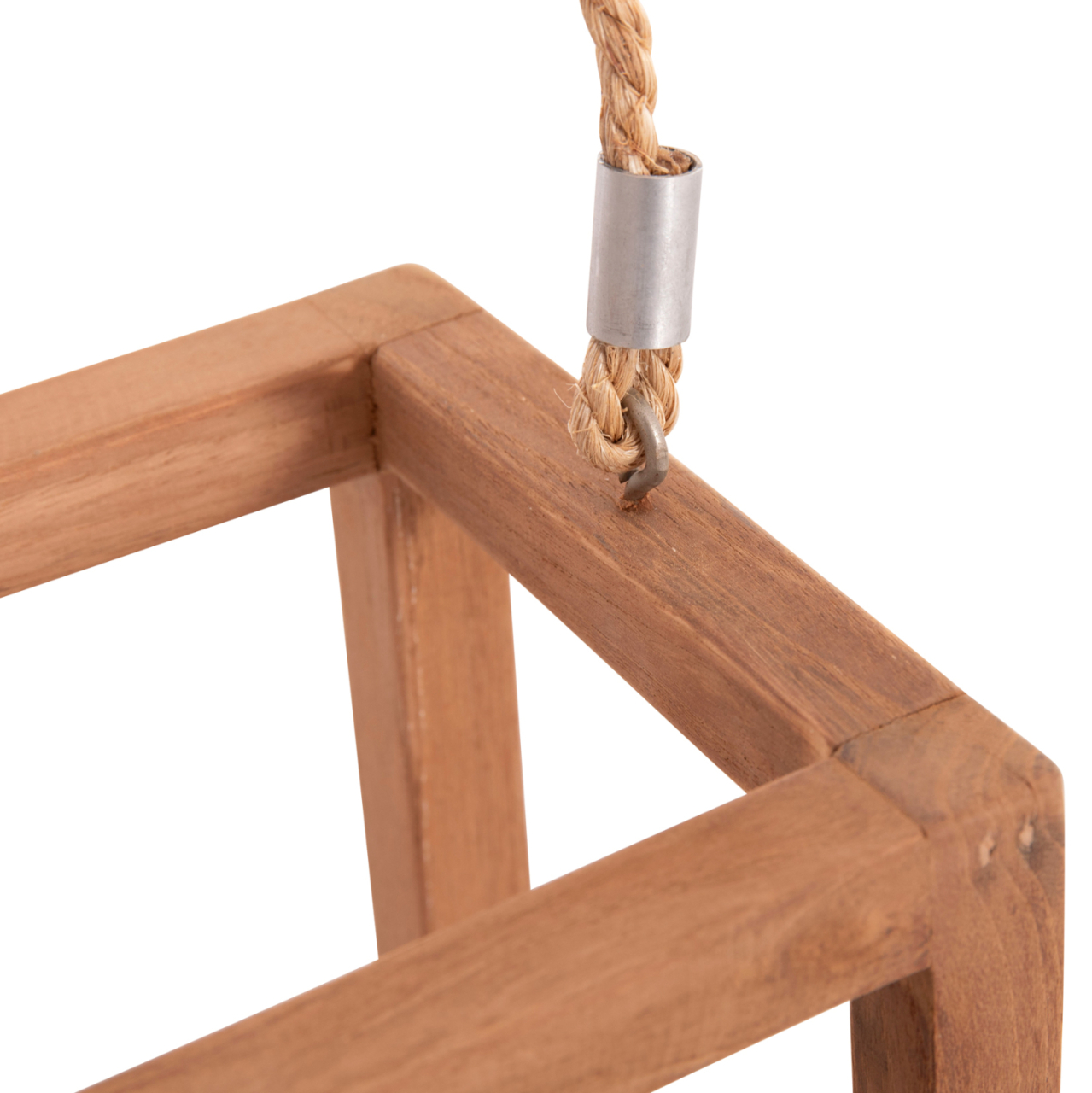 DECORATIVE TABLE LANTERN FOR CANDLES FENT HM4583 TEAK WOOD IN NATURAL 15x15x30-53Hcm. [4]