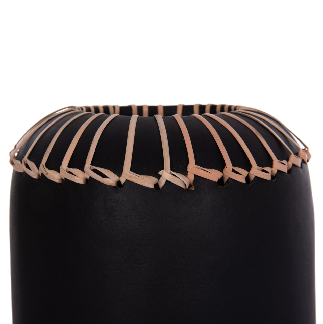 DECORATIVE TABLE VASE LENNOX HM4675.01S TERRACOTA IN BLACK--Φ18x33Hcm. [5]