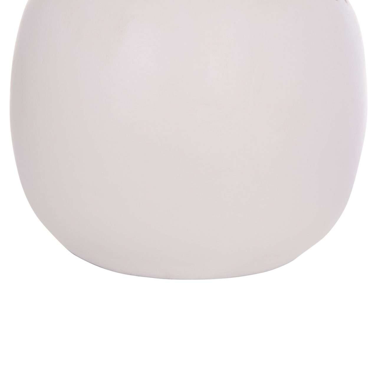 DECORATIVE TABLE VASE LENNOX HM4675.02L TERRACOTA IN WHITE--Φ22x20Hcm. [7]