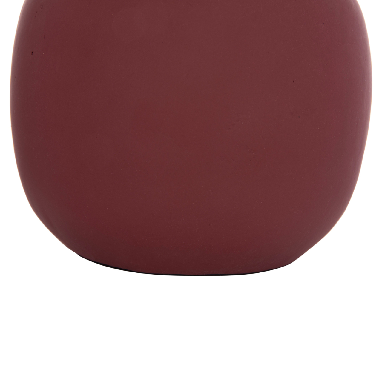 DECORATIVE TABLE VASE LENNOX HM4675.06L TERRACOTA IN MAROON RED--Φ22x20Hcm. [7]