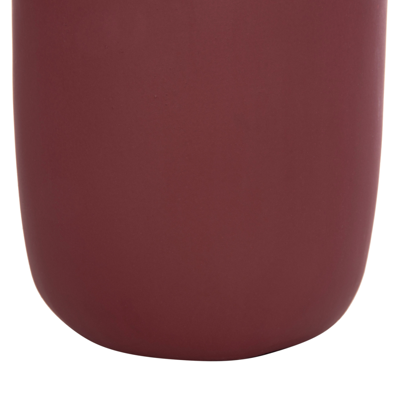DECORATIVE TABLE VASE LENNOX HM4675.06S TERRACOTA IN MAROON RED--Φ18x33Hcm. [8]