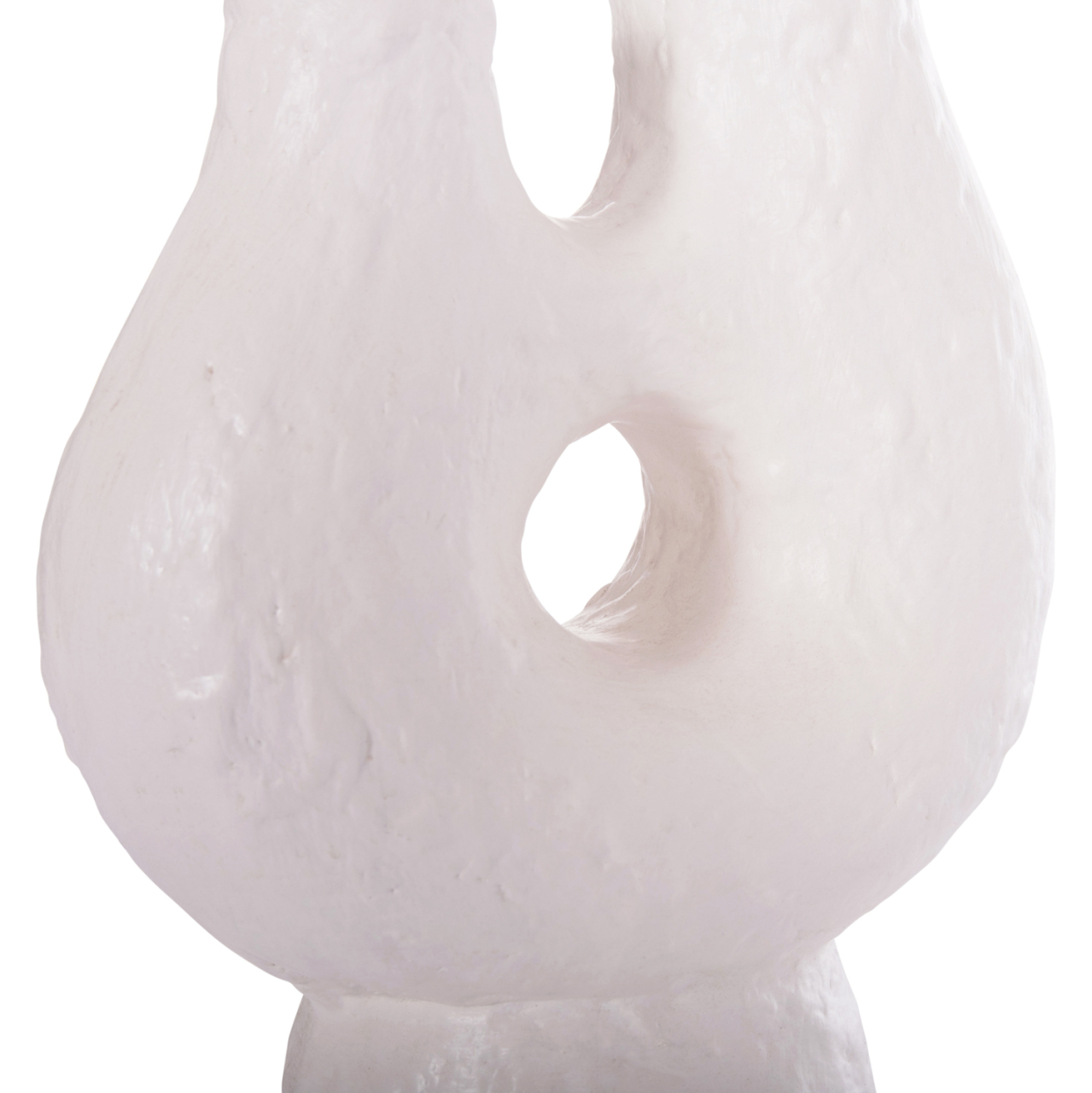 DECORATIVE TABLE VASE NAMENTIS HM4665.02S TERRACOTA IN WHITE COLOR--26x15x32.5Hcm. [8]