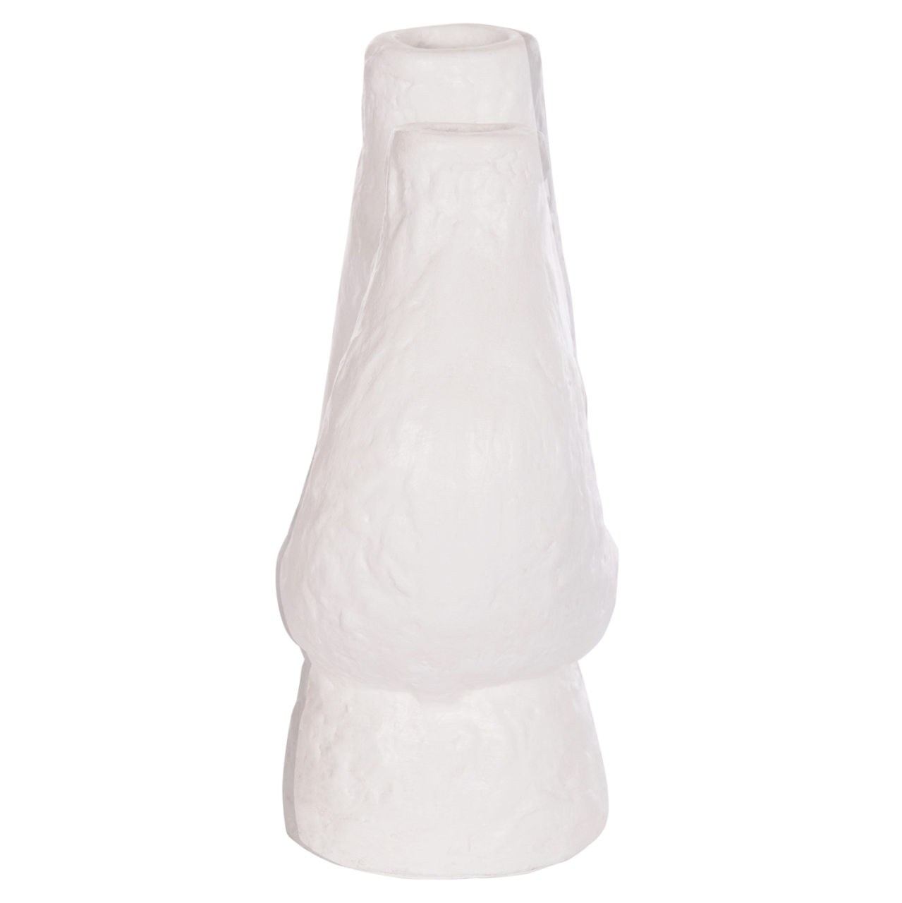 DECORATIVE TABLE VASE NAMENTIS HM4665.02S TERRACOTA IN WHITE COLOR--26x15x32.5Hcm. [6]
