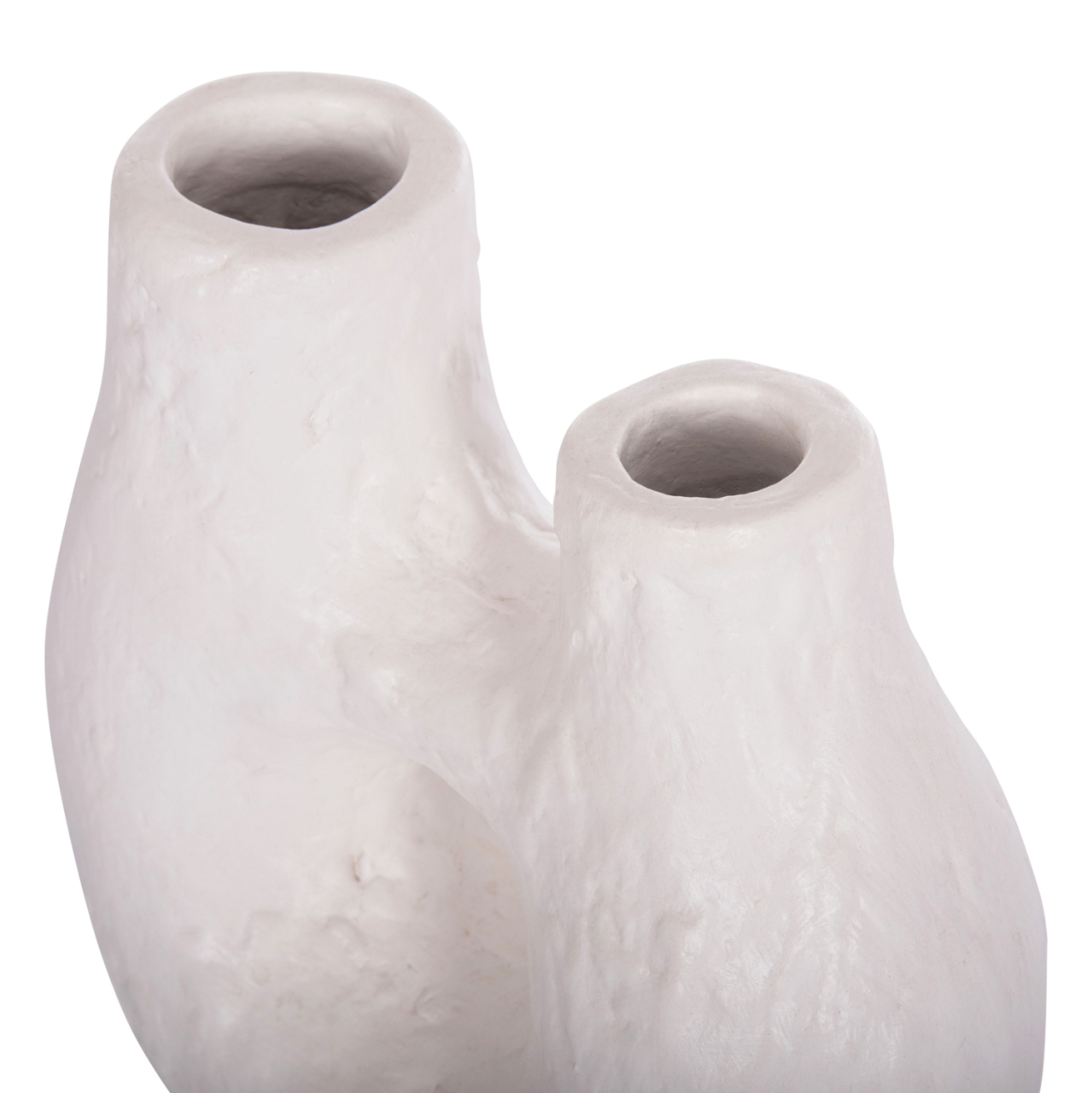 DECORATIVE TABLE VASE NAMENTIS HM4665.02S TERRACOTA IN WHITE COLOR--26x15x32.5Hcm. [5]