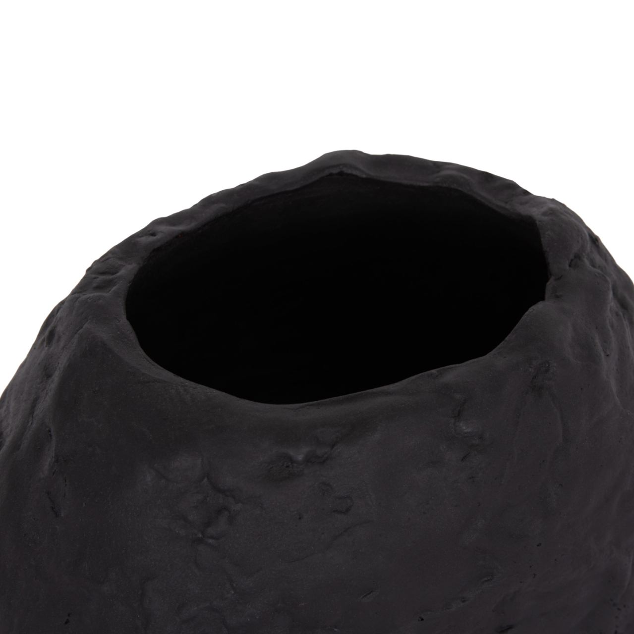 DECORATIVE TABLE VASE NAMENTIS HM4673.01L TERRACOTA IN BLACK COLOR--26.5x16x36.5Hcm. [5]