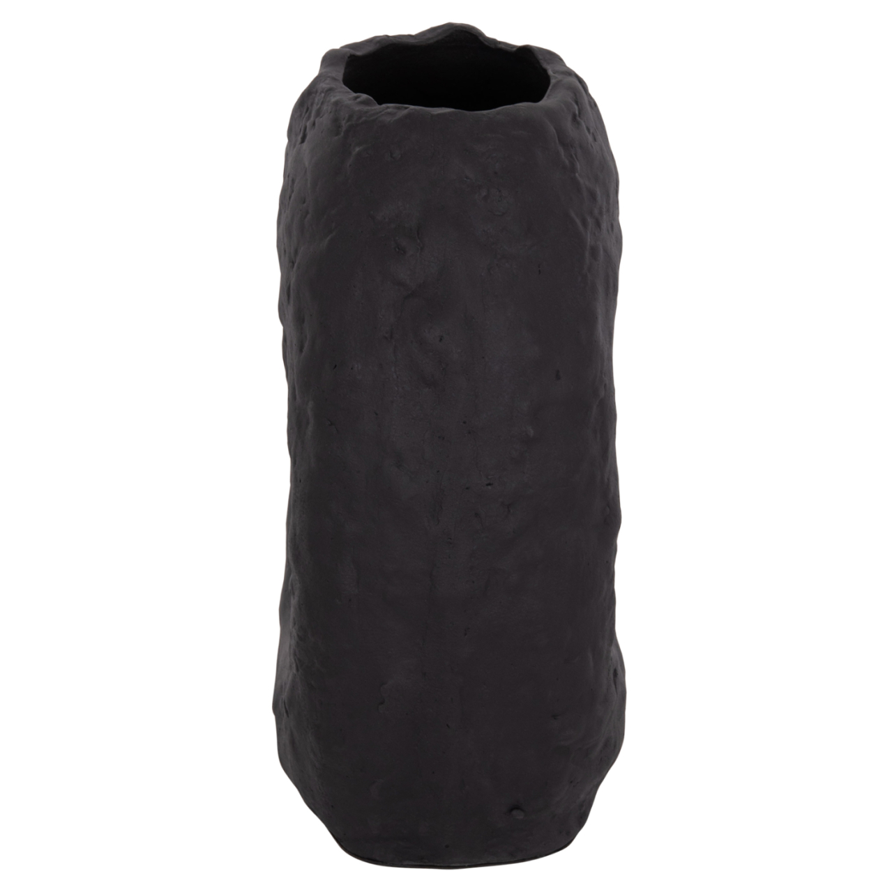 DECORATIVE TABLE VASE NAMENTIS HM4673.01L TERRACOTA IN BLACK COLOR--26.5x16x36.5Hcm. [4]