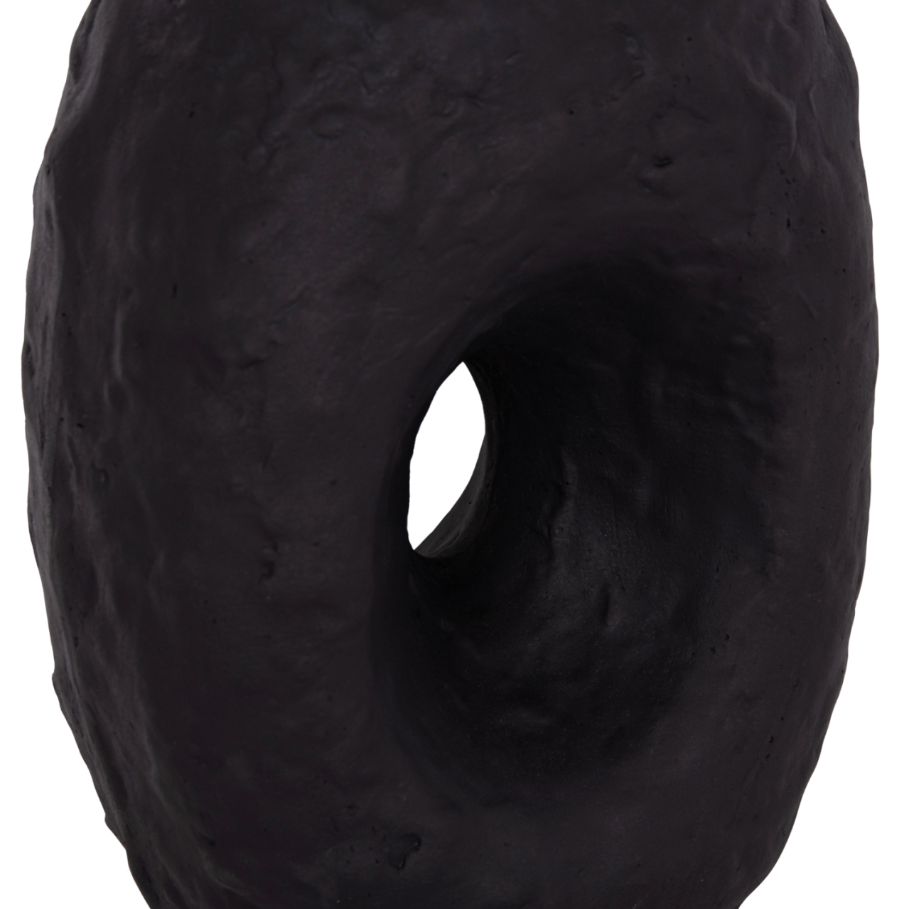 DECORATIVE TABLE VASE NAMENTIS HM4673.01L TERRACOTA IN BLACK COLOR--26.5x16x36.5Hcm. [6]