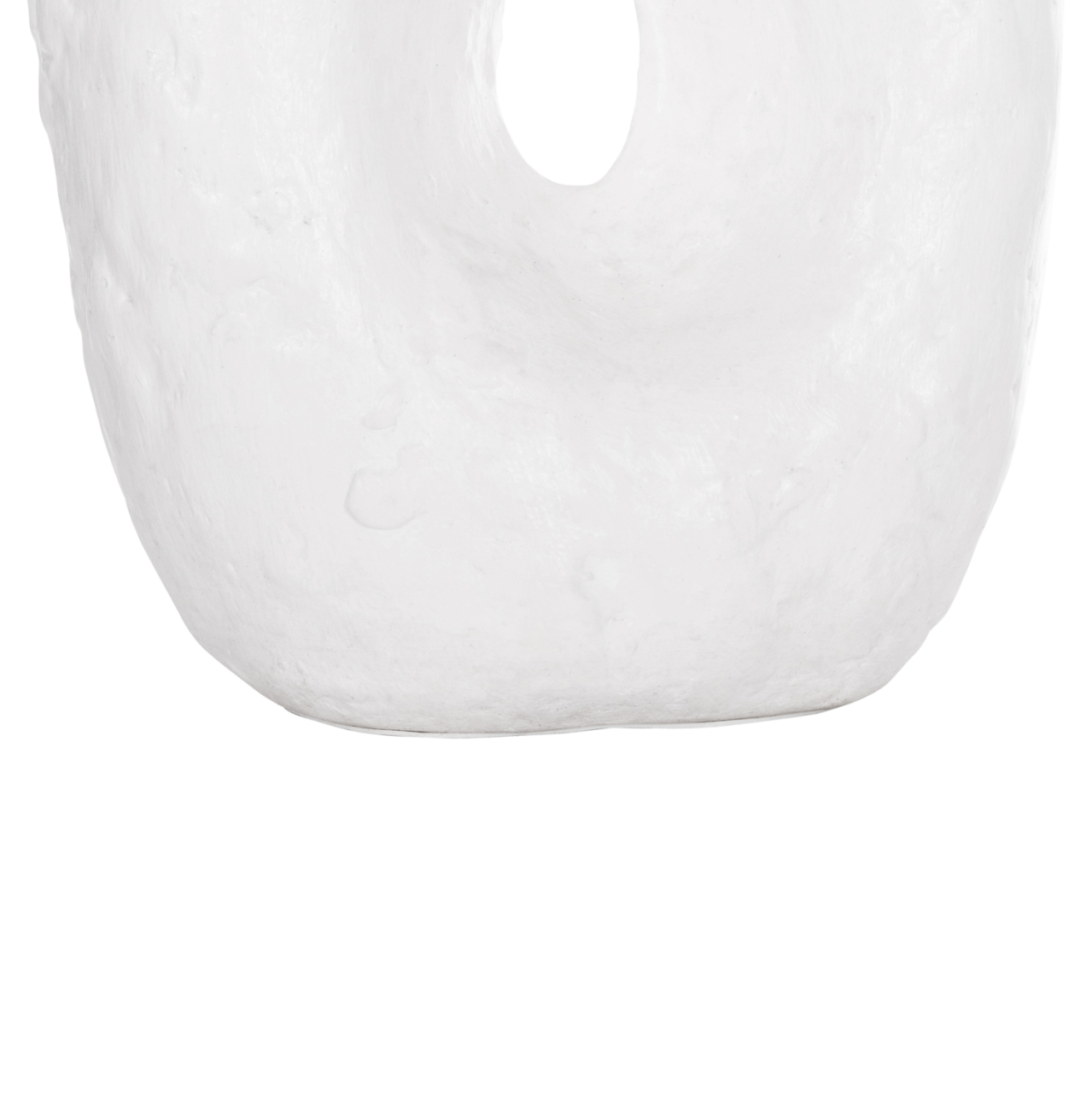 DECORATIVE TABLE VASE NAMENTIS HM4673.02L TERRACOTA IN WHITE COLOR--26.5x16x36.5Hcm. [7]