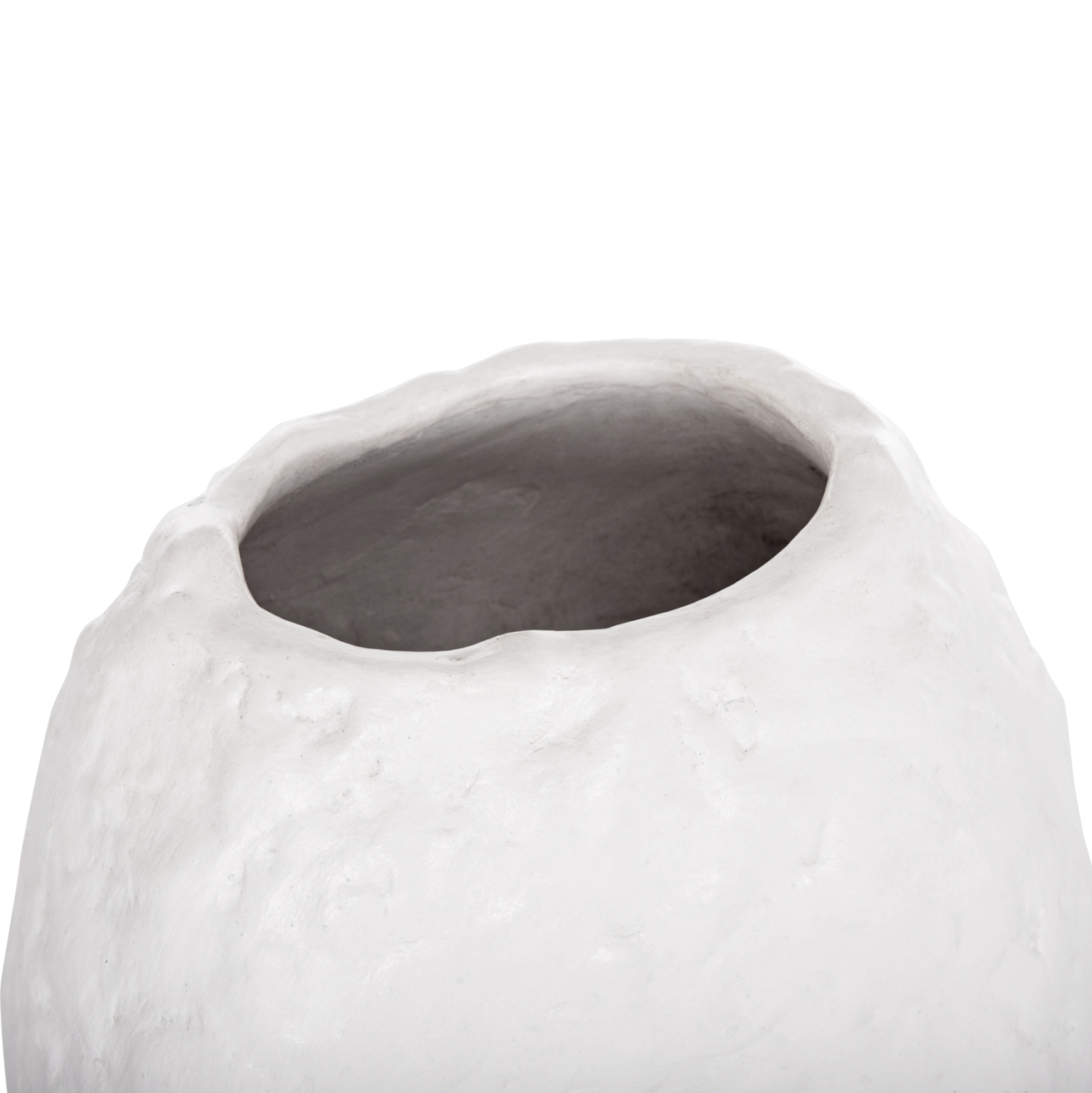 DECORATIVE TABLE VASE NAMENTIS HM4673.02L TERRACOTA IN WHITE COLOR--26.5x16x36.5Hcm. [6]