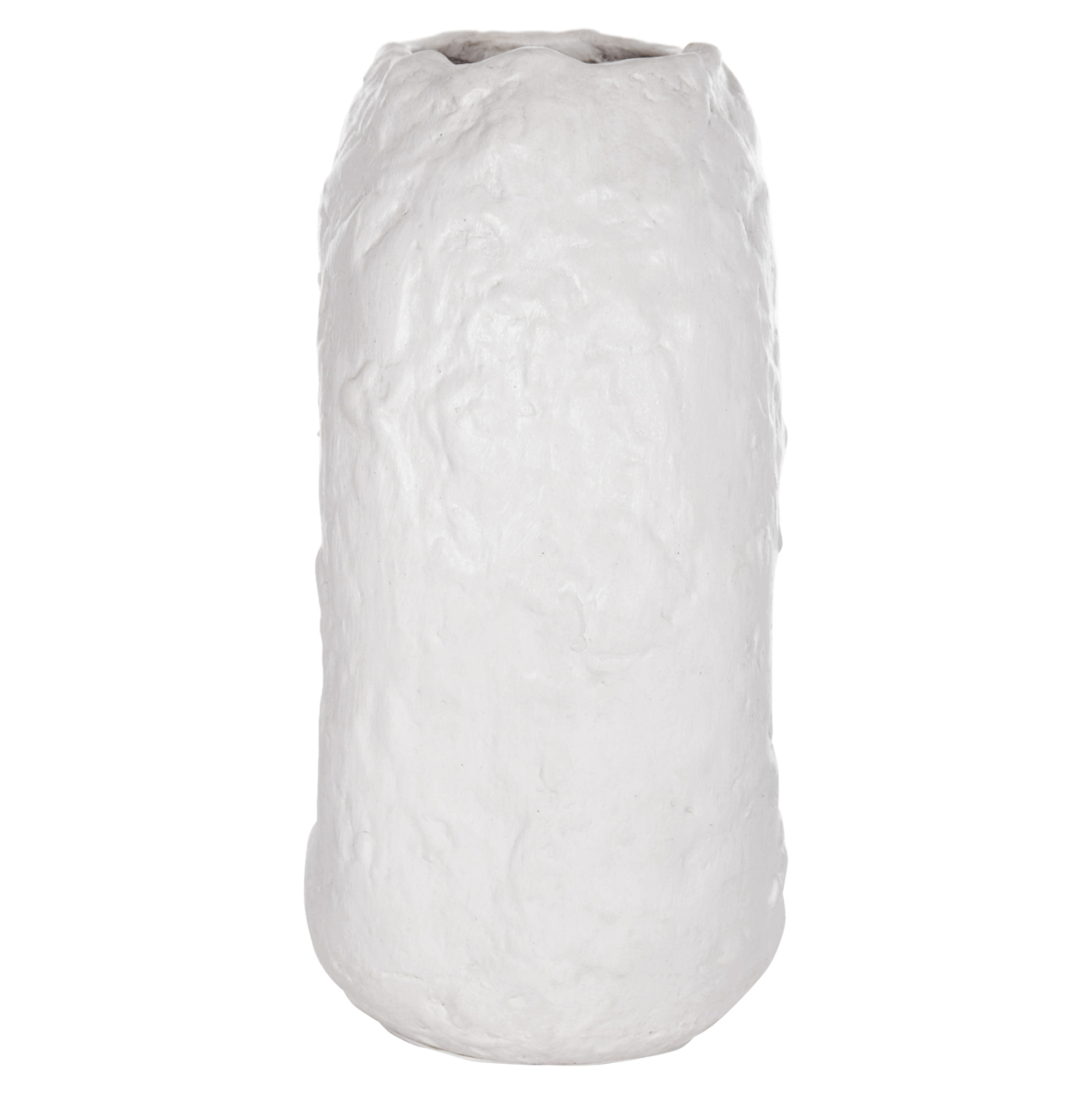 DECORATIVE TABLE VASE NAMENTIS HM4673.02L TERRACOTA IN WHITE COLOR--26.5x16x36.5Hcm. [4]
