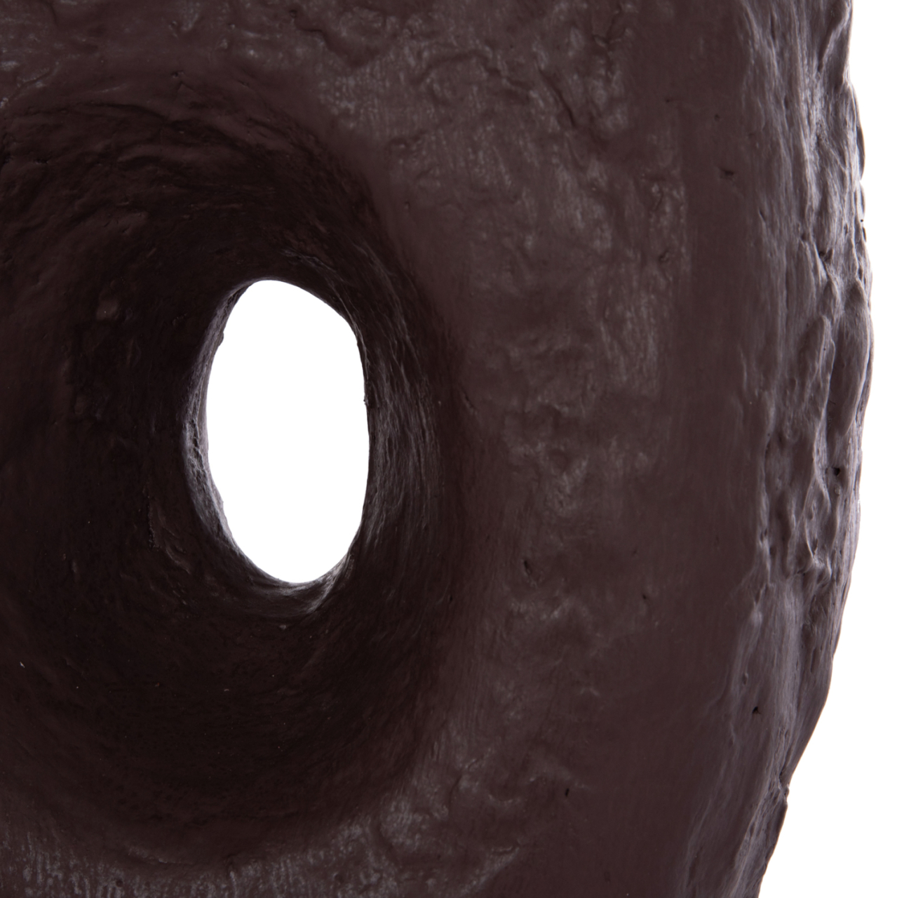 DECORATIVE TABLE VASE NAMENTIS HM4673.07L TERRACOTA IN CHOCOLATE COLOR--26.5x16x36.5Hcm. [7]