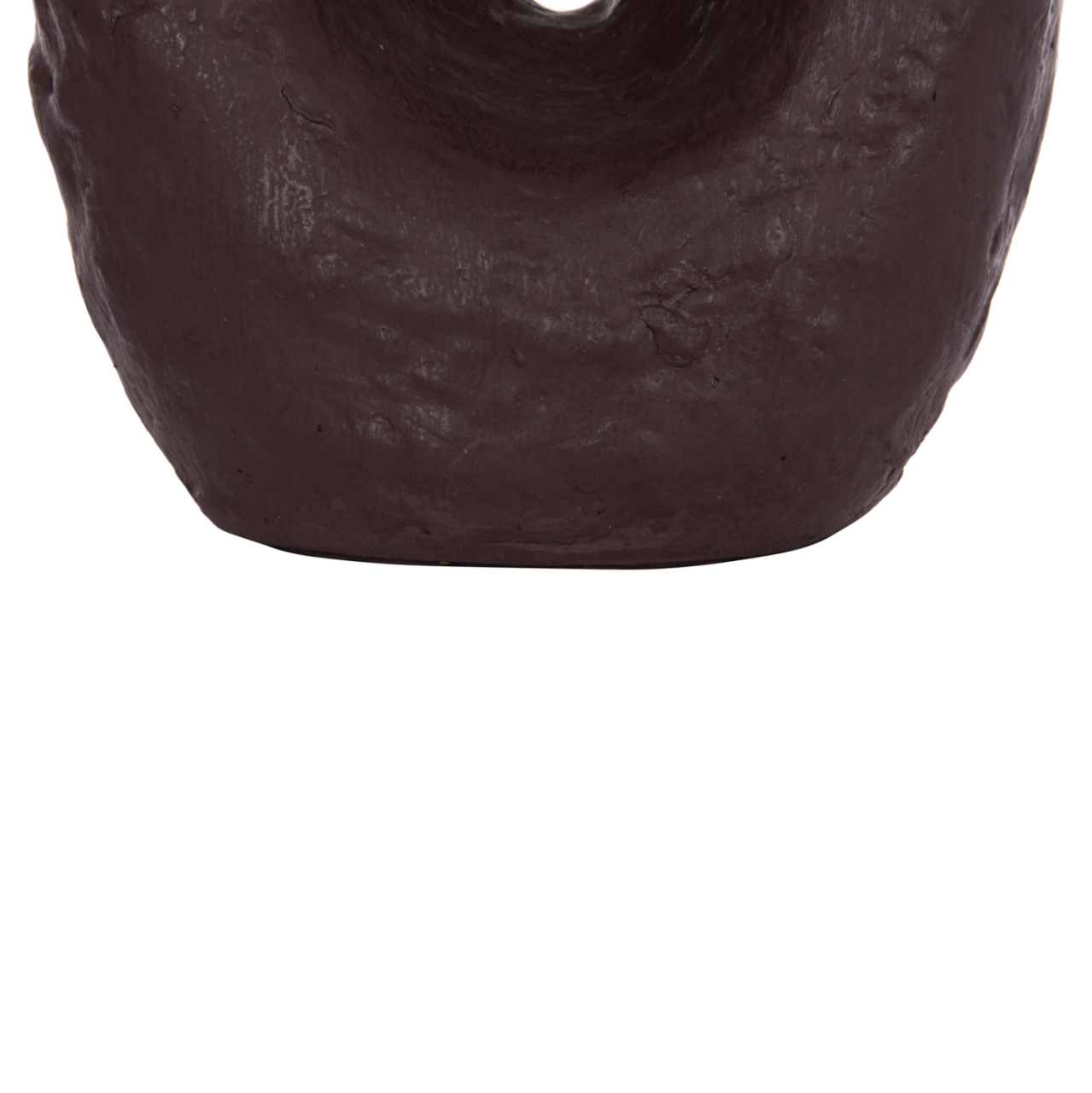 DECORATIVE TABLE VASE NAMENTIS HM4673.07L TERRACOTA IN CHOCOLATE COLOR--26.5x16x36.5Hcm. [10]
