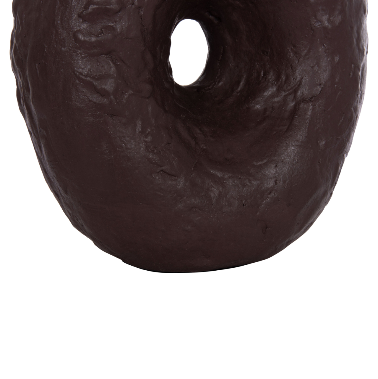 DECORATIVE TABLE VASE NAMENTIS HM4673.07S TERRACOTA IN CHOCOLATE COLOR--22x13x28Hcm. [10]