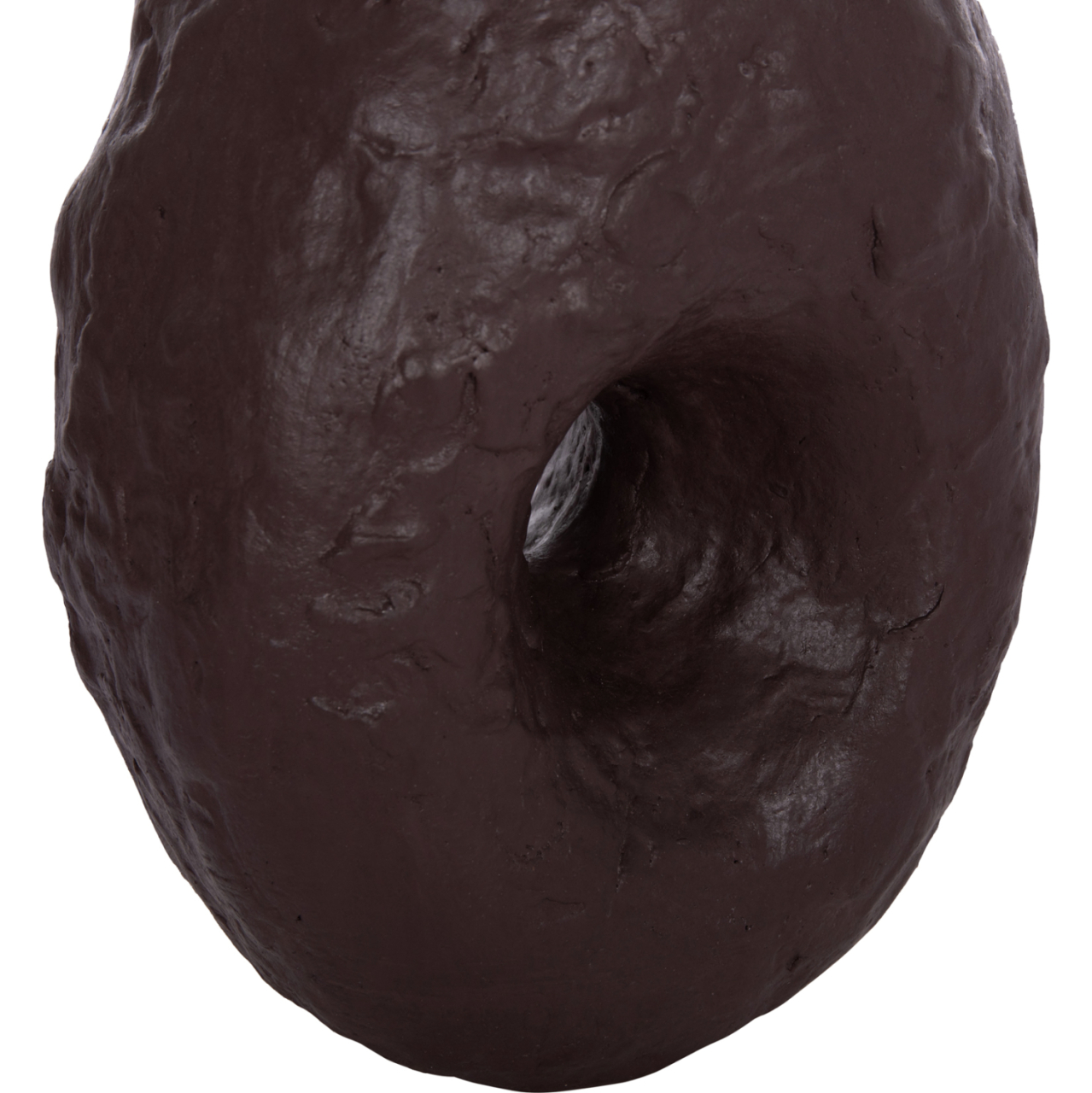 DECORATIVE TABLE VASE NAMENTIS HM4673.07S TERRACOTA IN CHOCOLATE COLOR--22x13x28Hcm. [7]