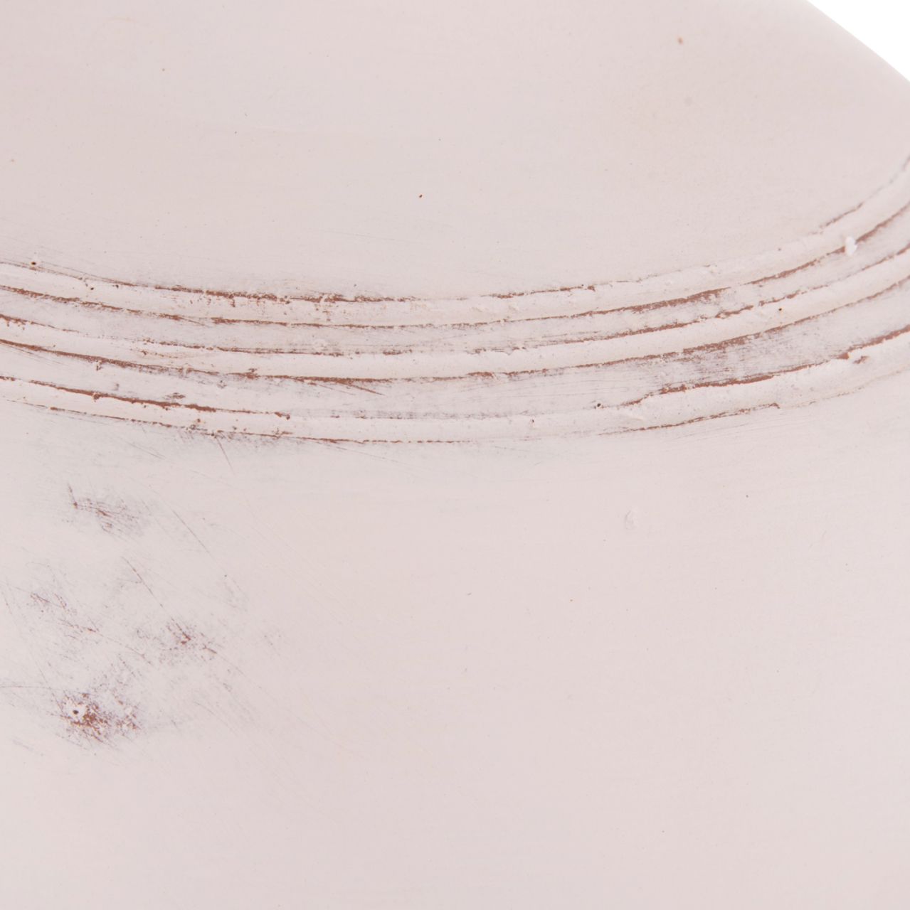 DECORATIVE VASE (AMPHORA) FEAX HM4676.02S TERRACOTA IN WHITE--35x35x48Hcm. [8]