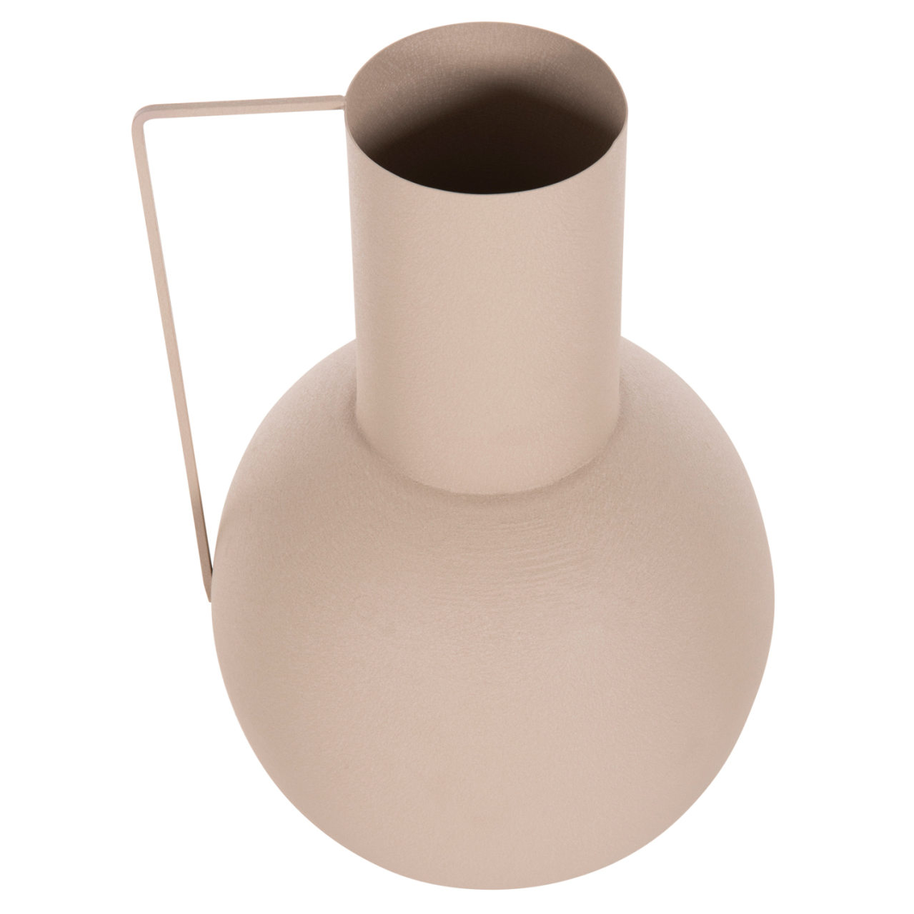 DECORATIVE VASE FLAGON HM4259.01 METAL IN ECRU Φ34x54Hcm. [4]