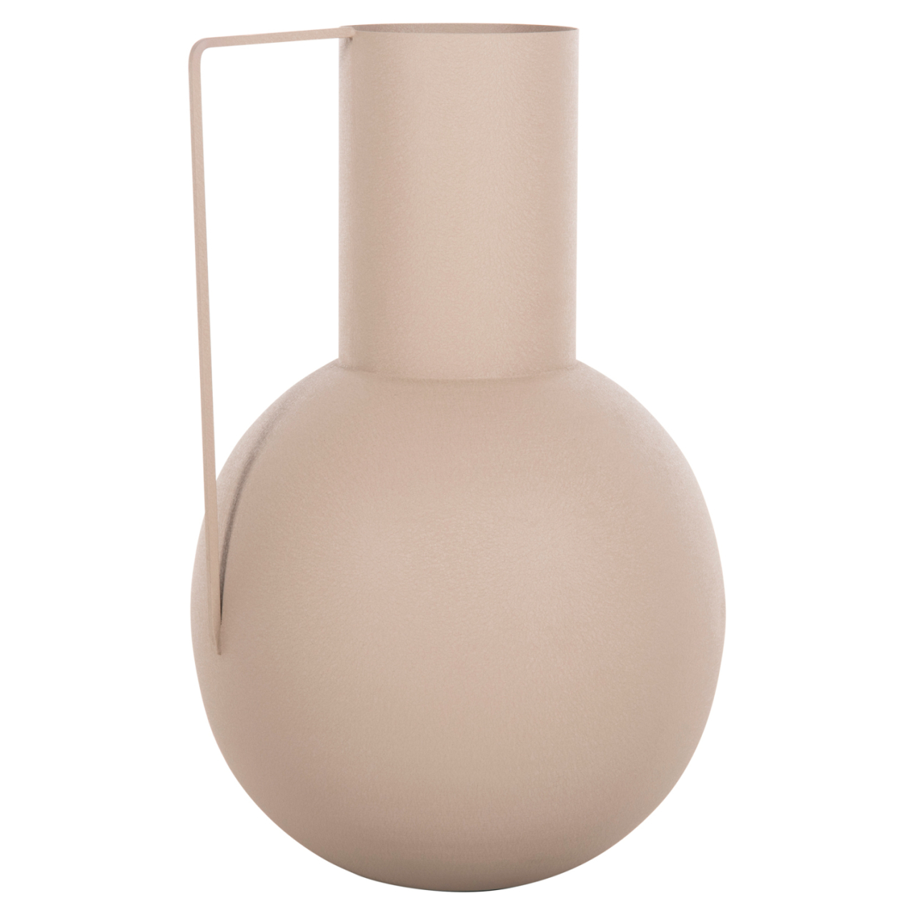 DECORATIVE VASE FLAGON HM4259.01 METAL IN ECRU Φ34x54Hcm. [3]