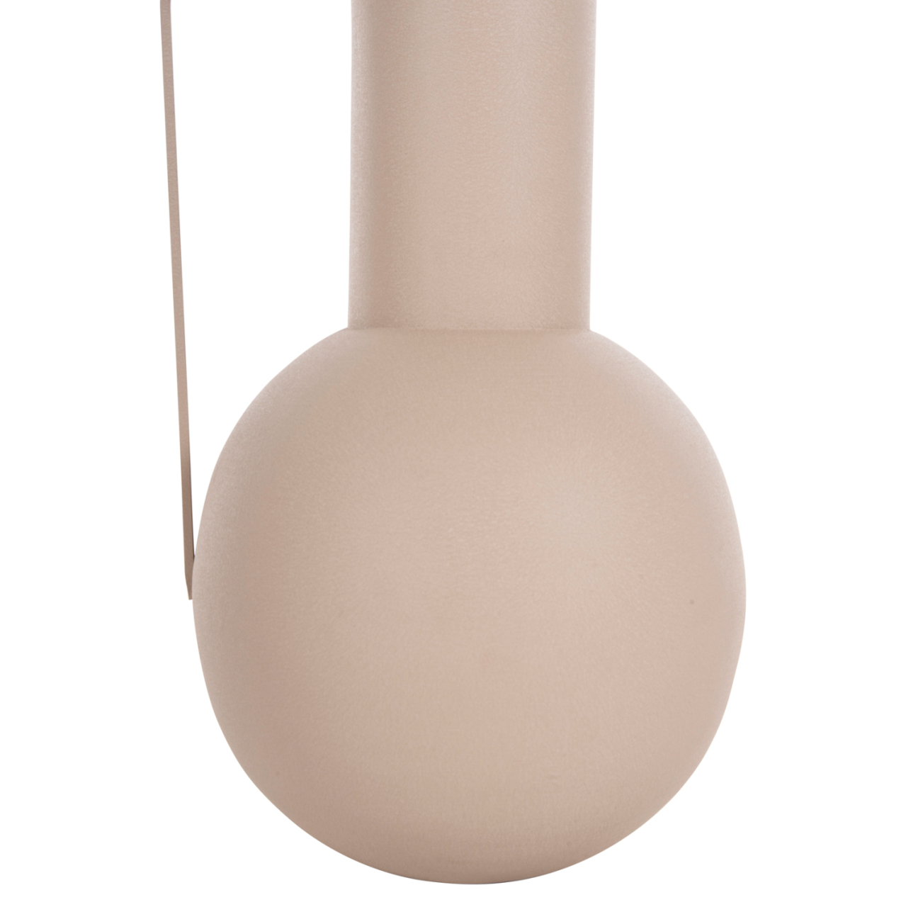 DECORATIVE VASE FLAGON HM4259.01 METAL IN ECRU Φ34x54Hcm. [8]