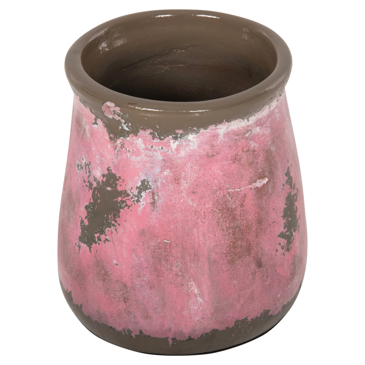 DECORATIVE VASE HM4381 TERRACOTTA IN PINK COLORING Φ18Χ20Hcm. [4]